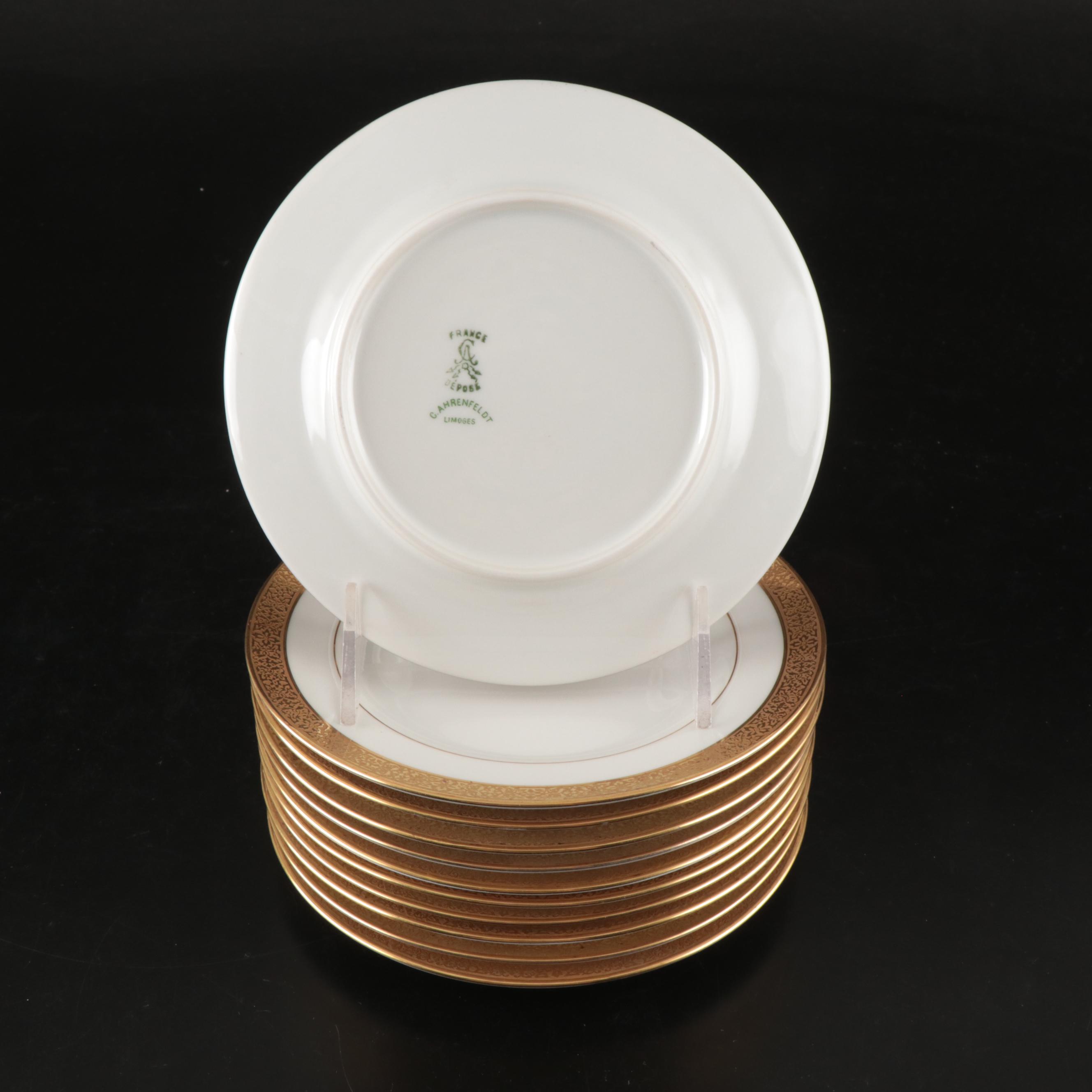 C. Ahrenfeldt Porcelain and Heisey Glass Tableware