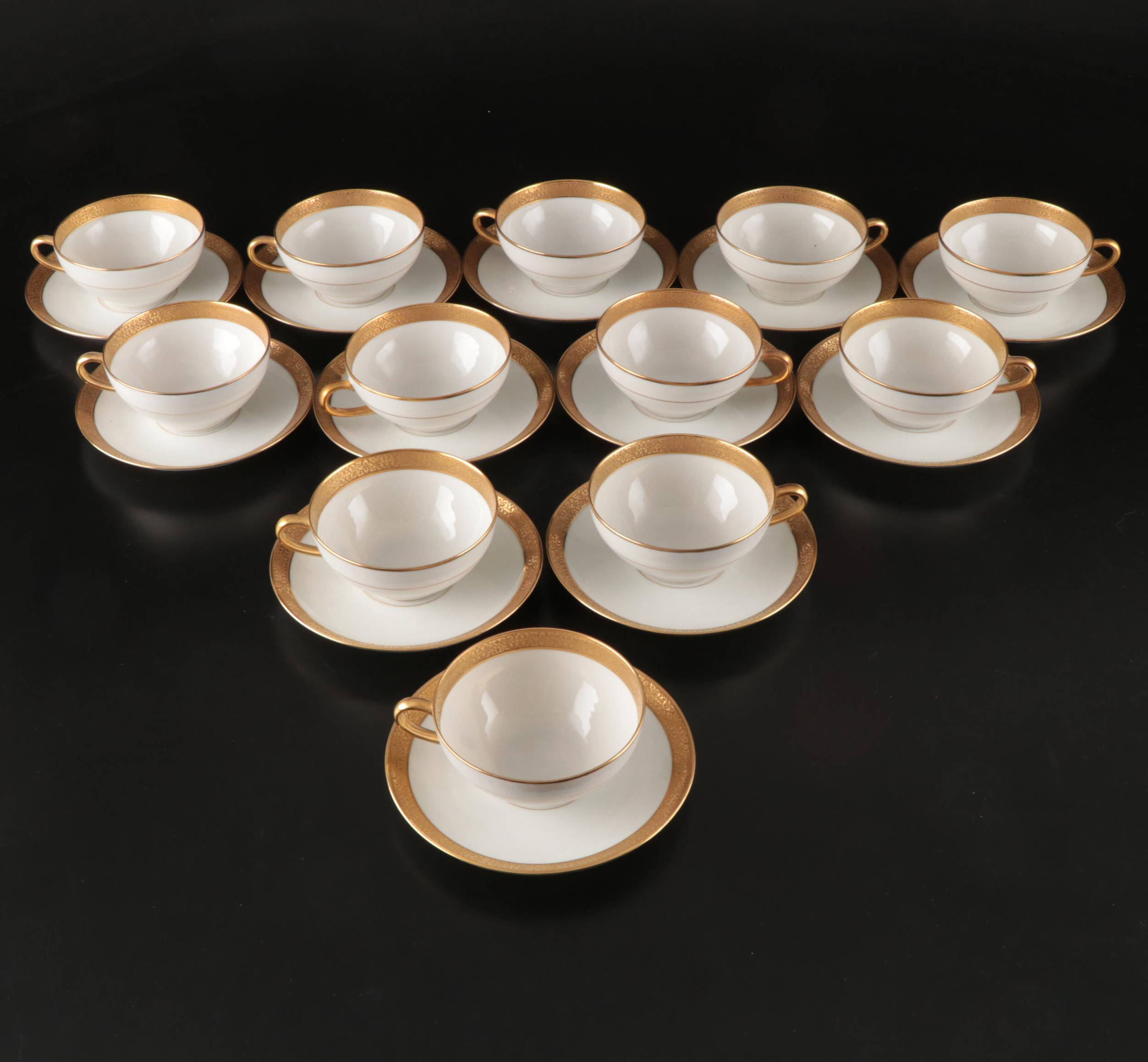 C. Ahrenfeldt Porcelain and Heisey Glass Tableware