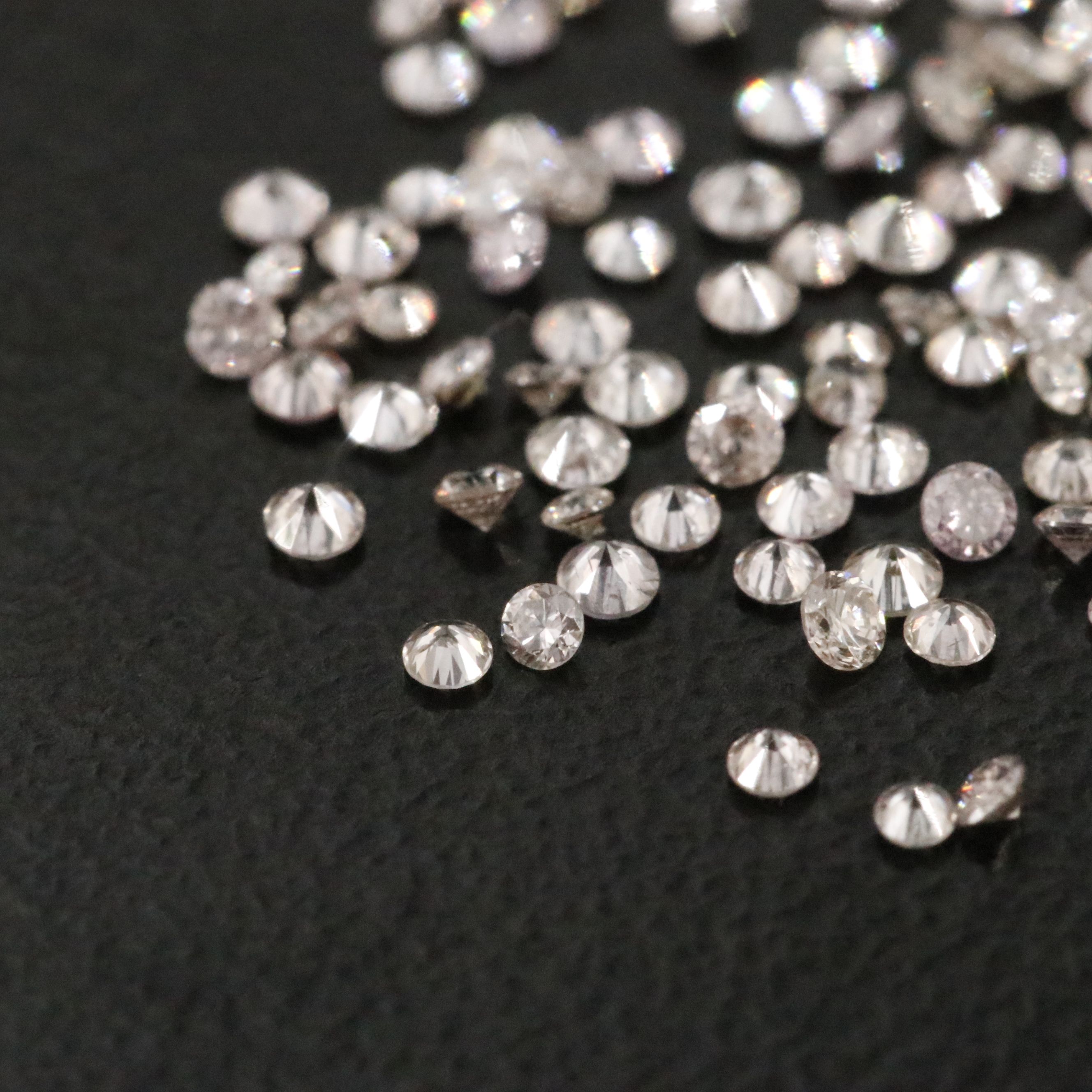 Loose 0.96 CTW Fancy Pink Diamonds