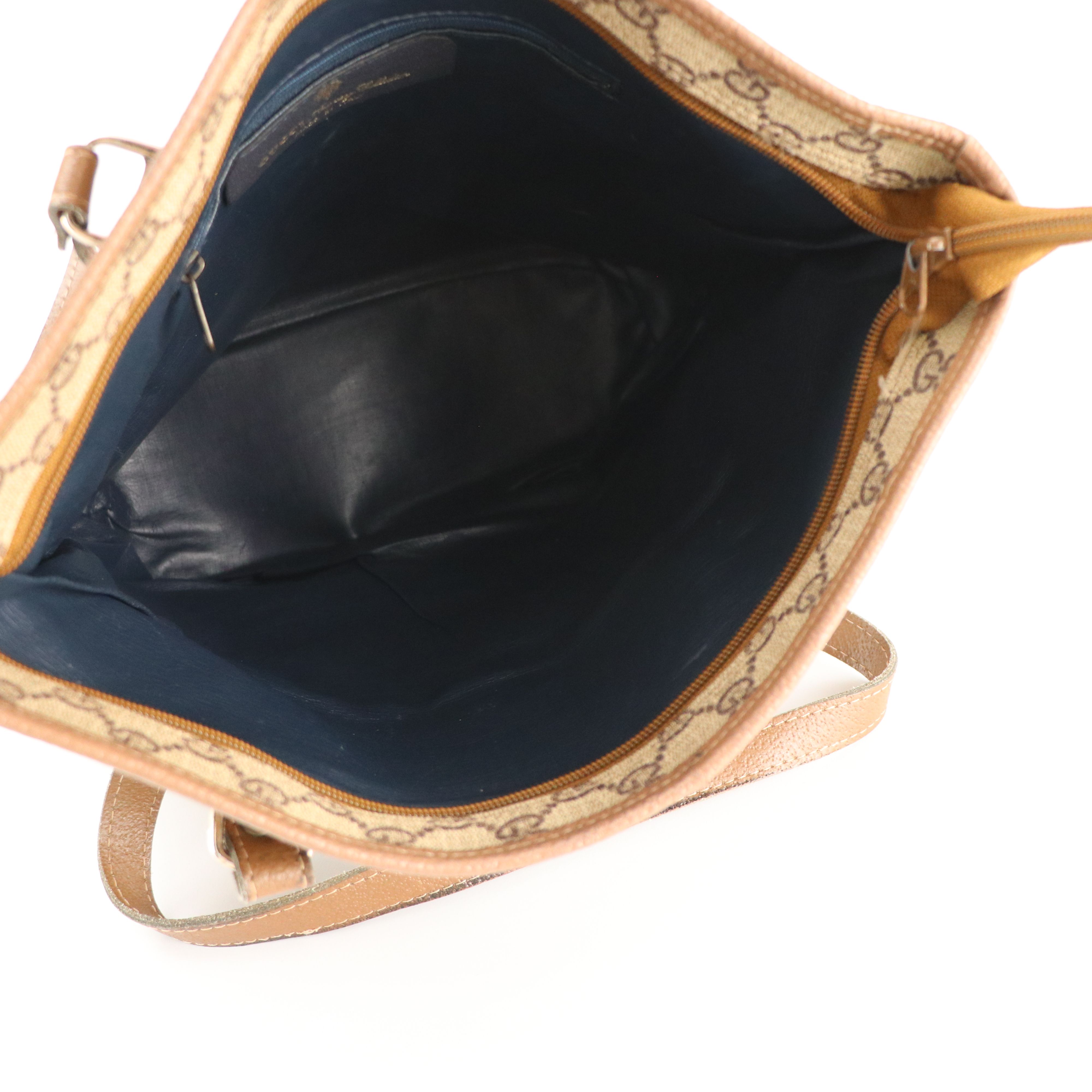 Gucci Accessory Collection Tote in GG Canvas and Leather