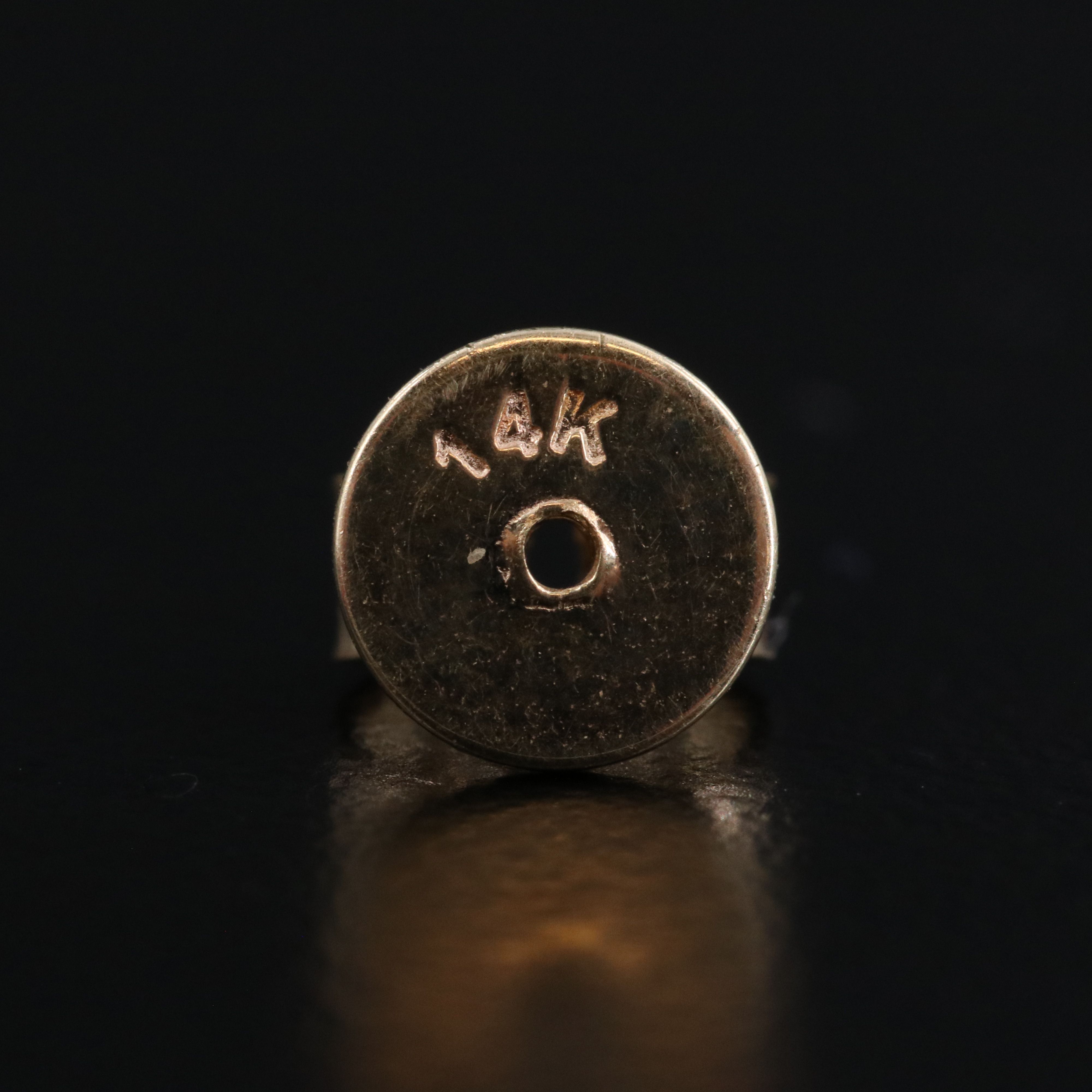 14K Tourmaline and Diamond Earrings