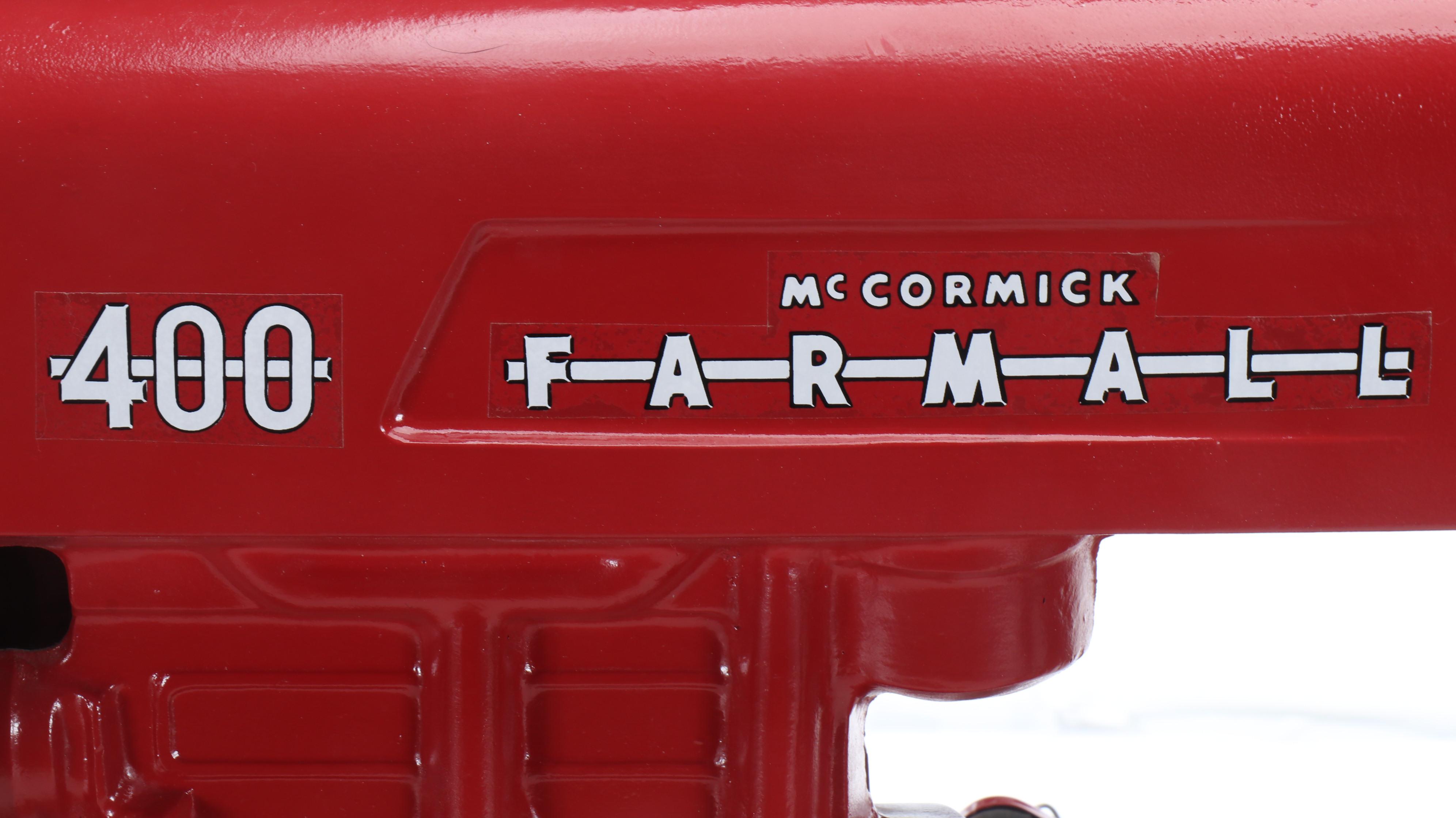 McCormick Farmall 400 Metal Pedal Tractor