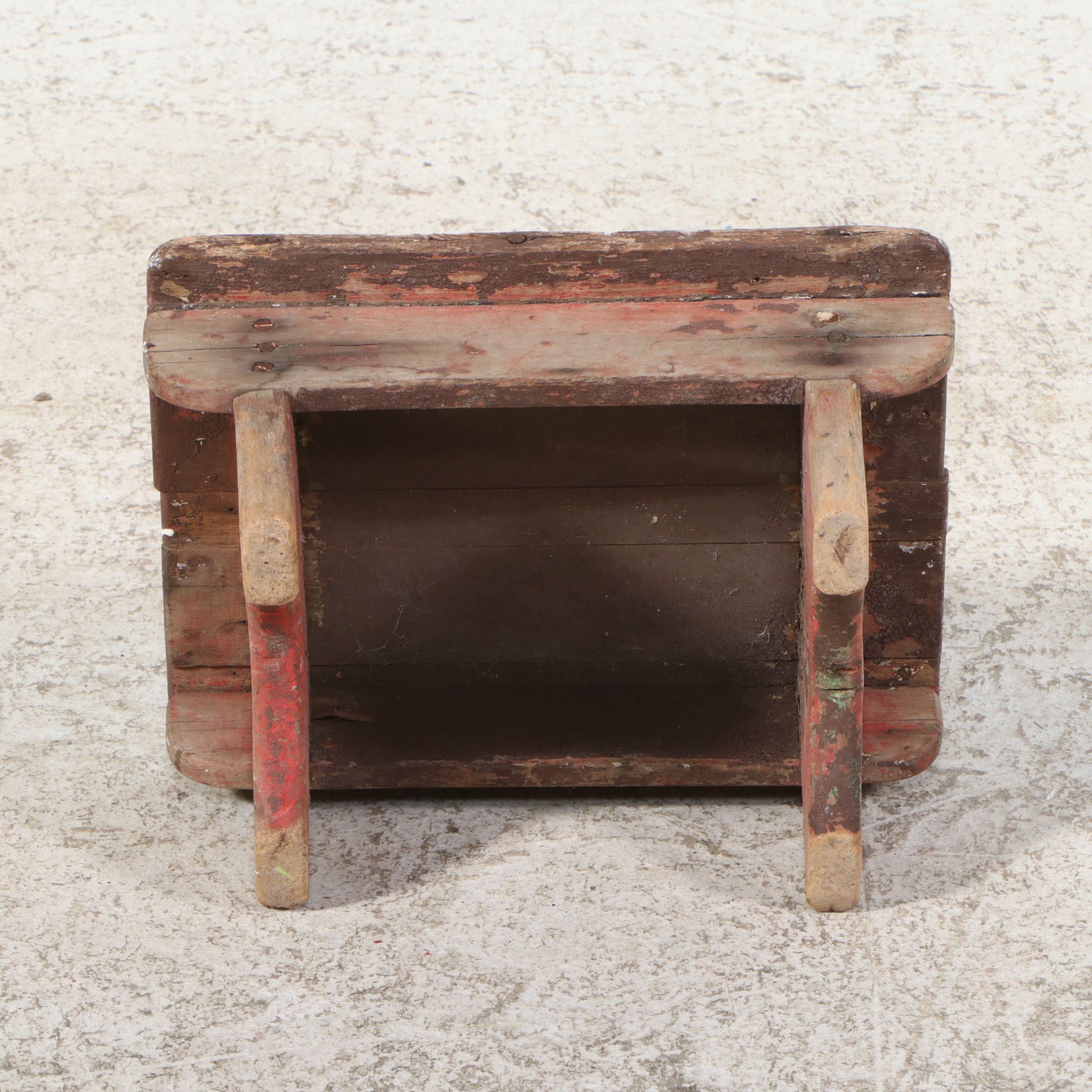 Van Troxel Needlepoint Footstool with Others