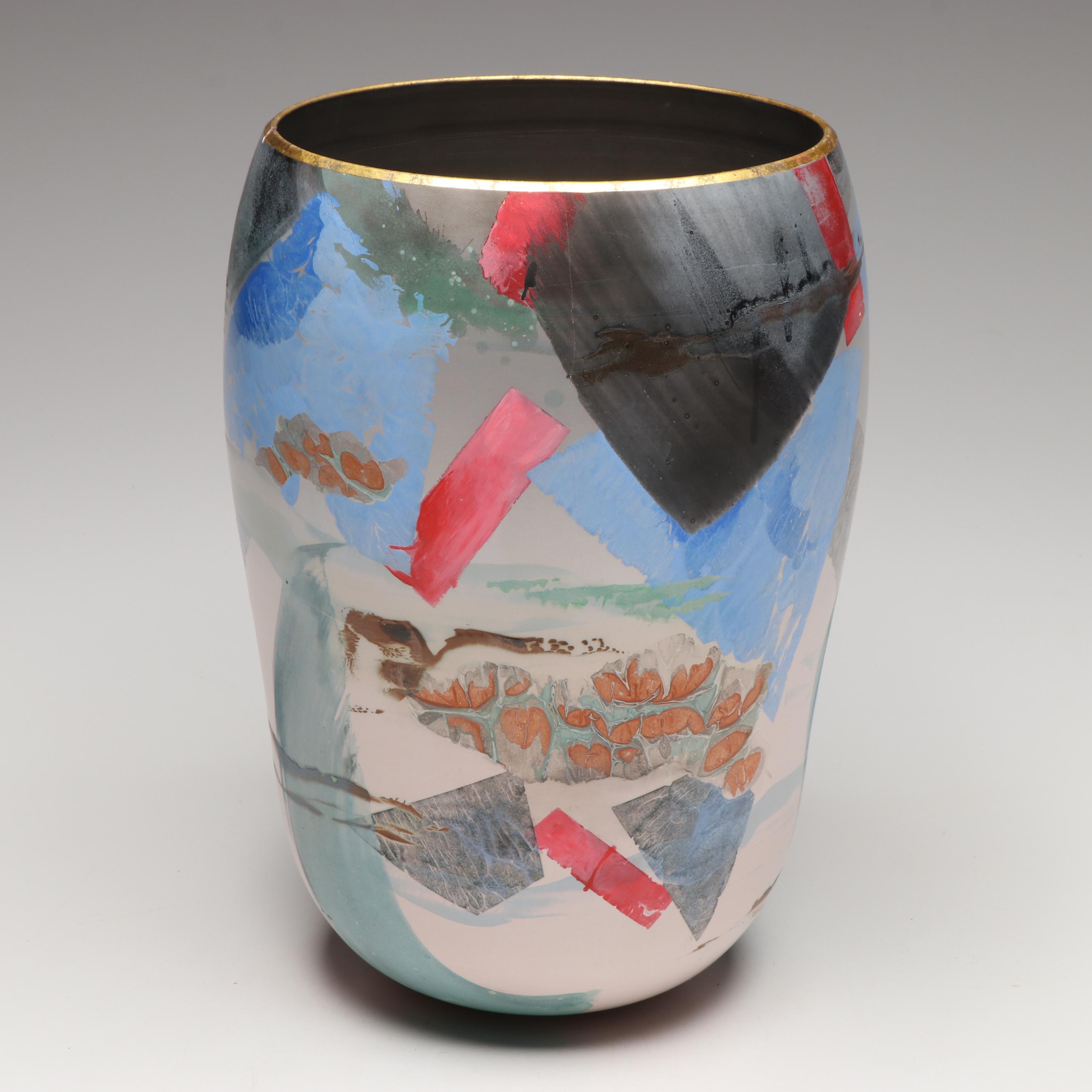 Patrick Dragon Abstract Ceramic Vase