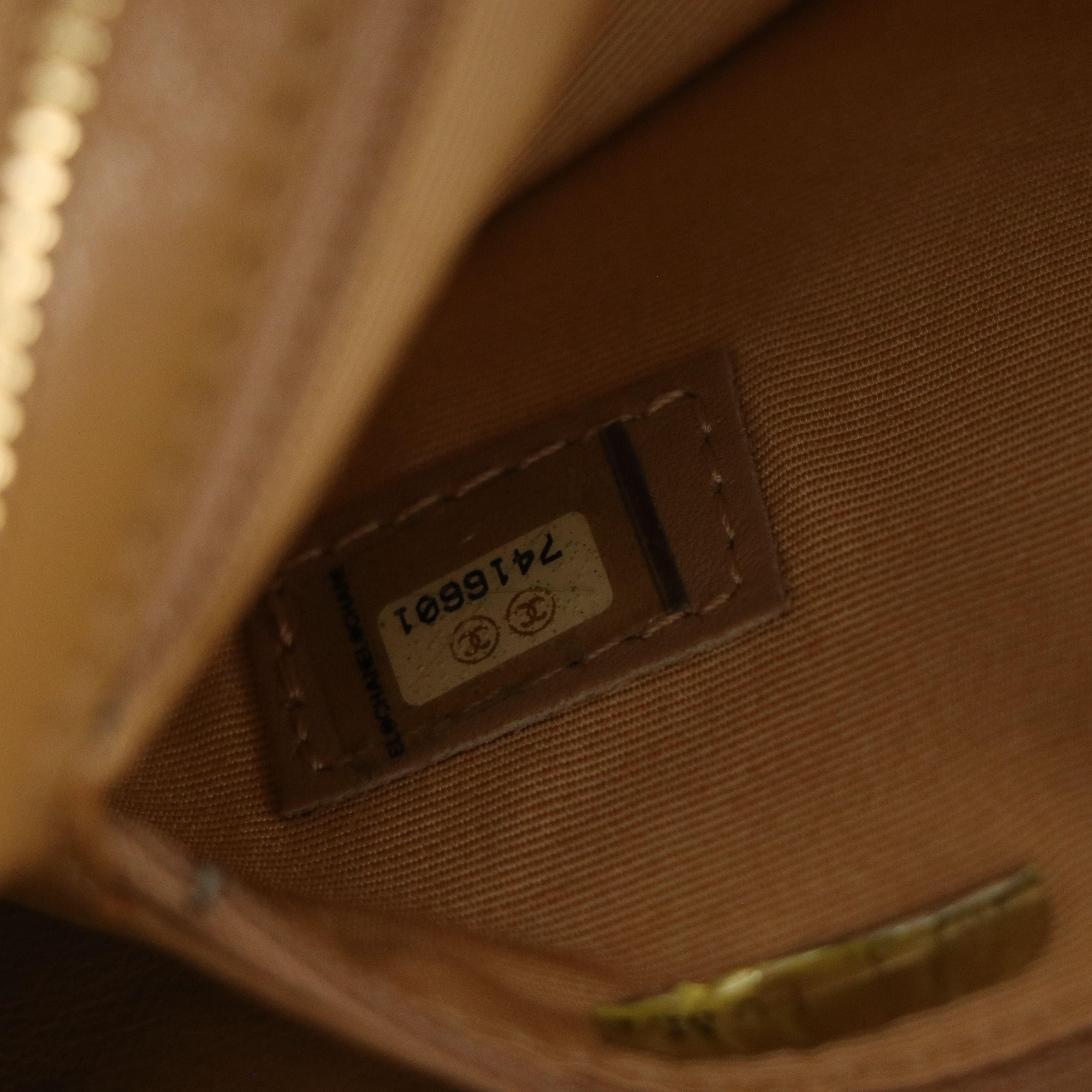 Chanel Medallion Tote in Neutral Caviar Leather