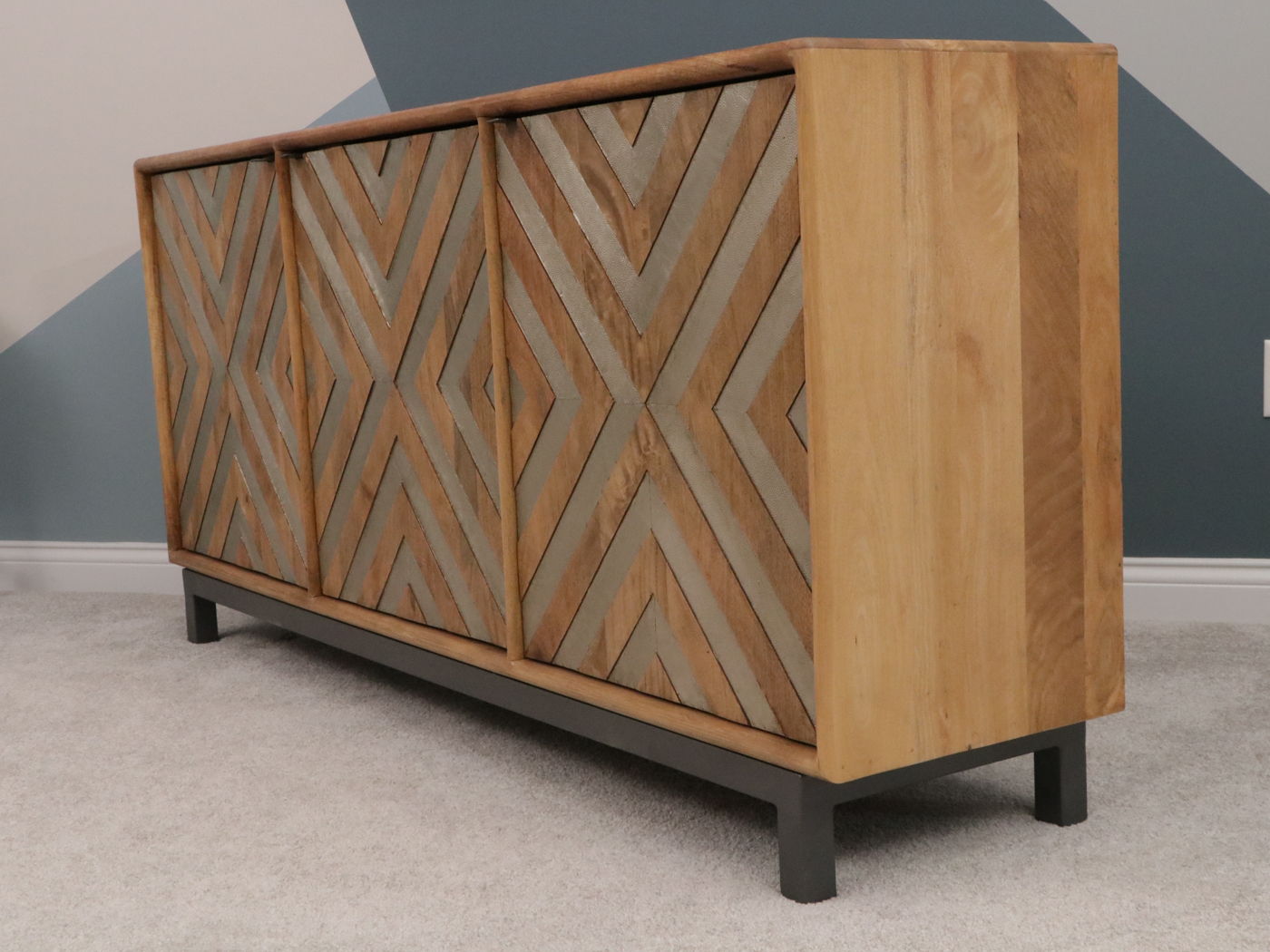 Hooker Furniture Serramonte Four-Door Mango Wood Entertainment Console