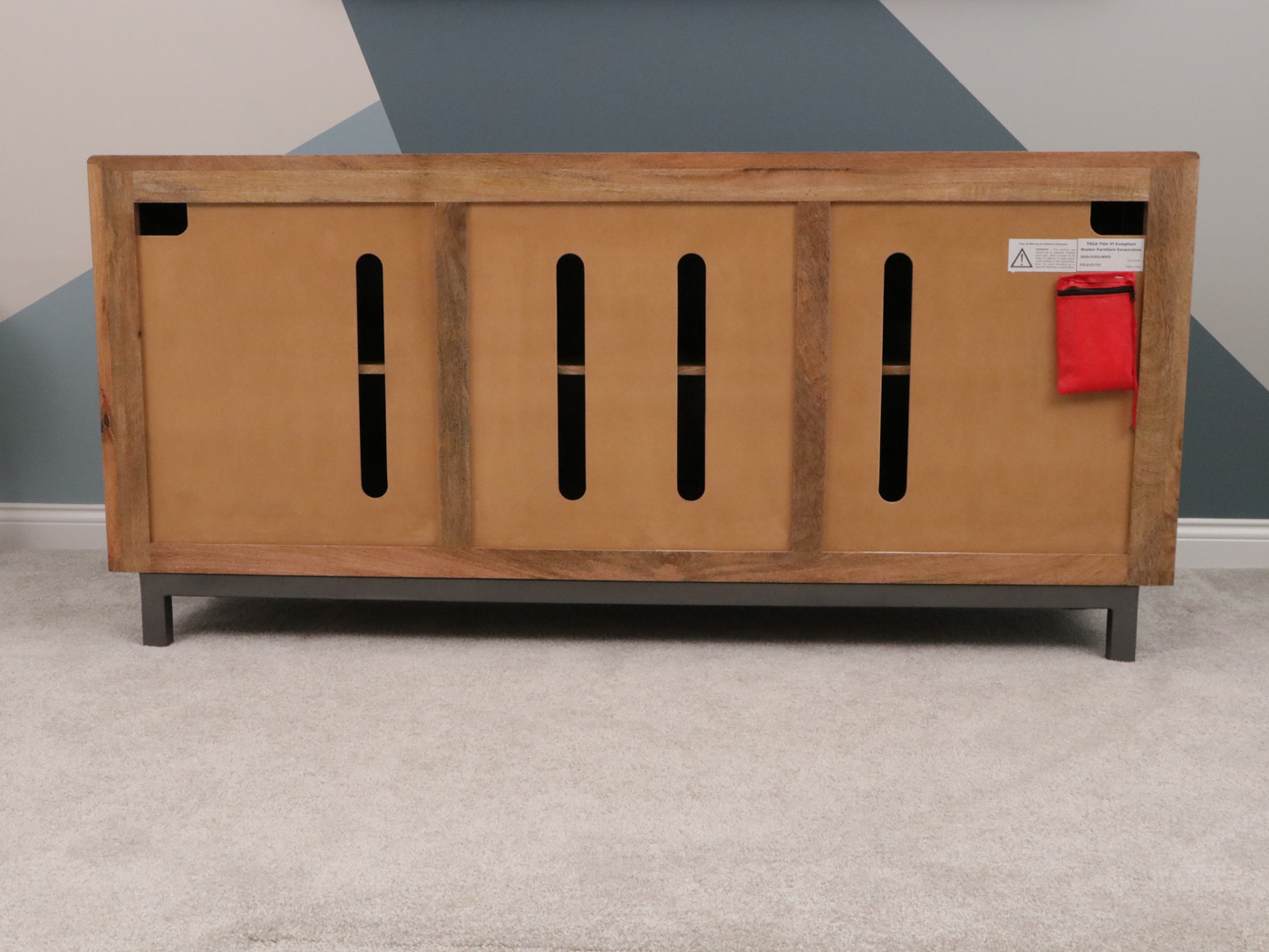 Hooker Furniture Serramonte Four-Door Mango Wood Entertainment Console