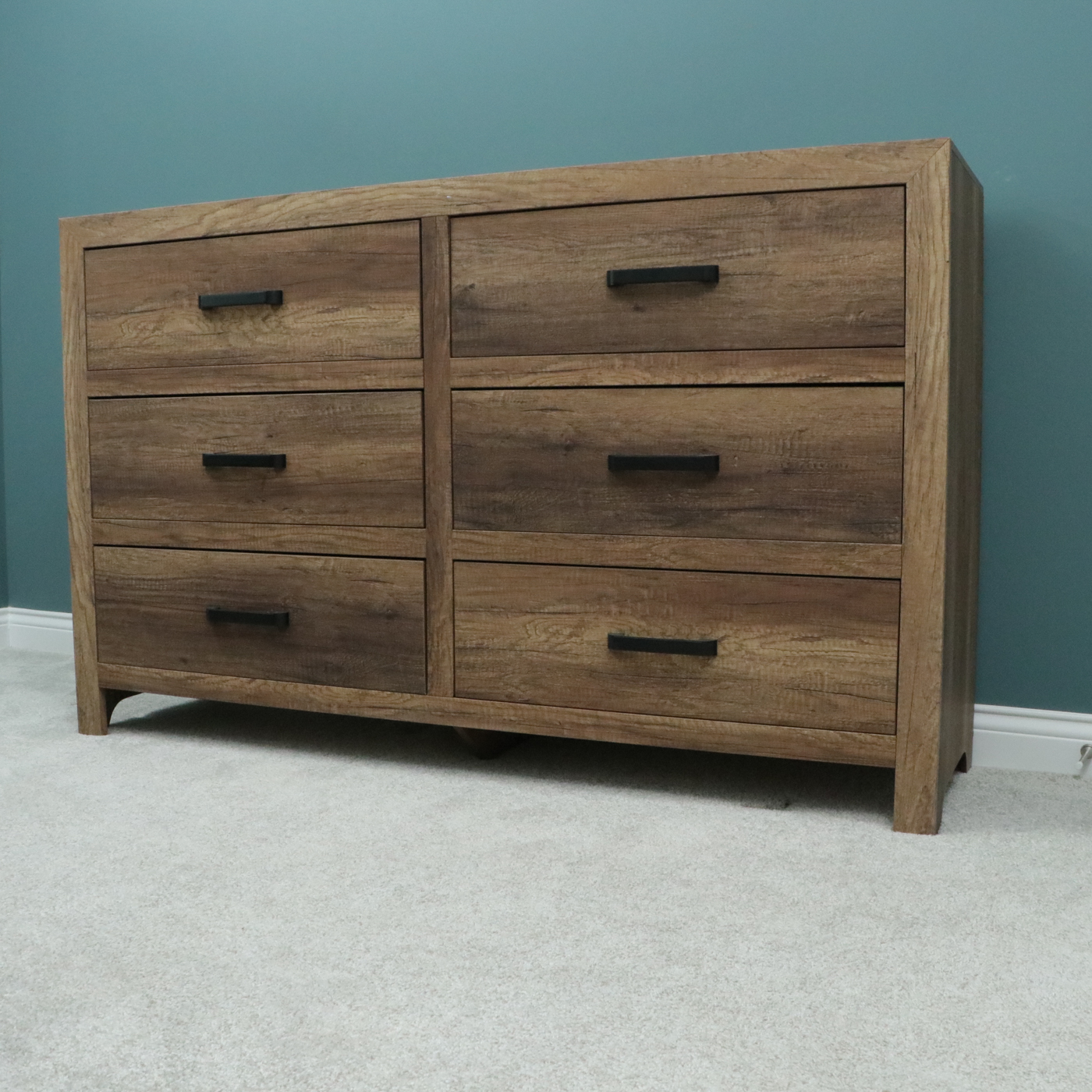 Ly Furniture Modern Farmhouse Style Six-Drawer Chest