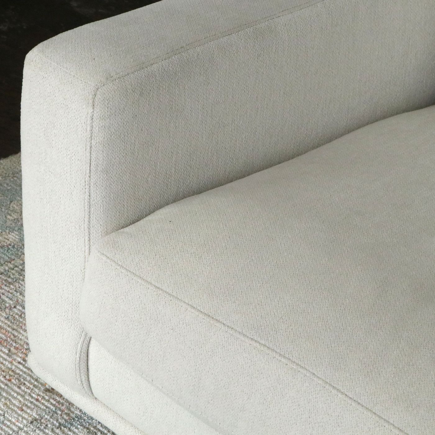 Four Hands "Dom" Sofa in Bonnell Ivory Performance Fabric