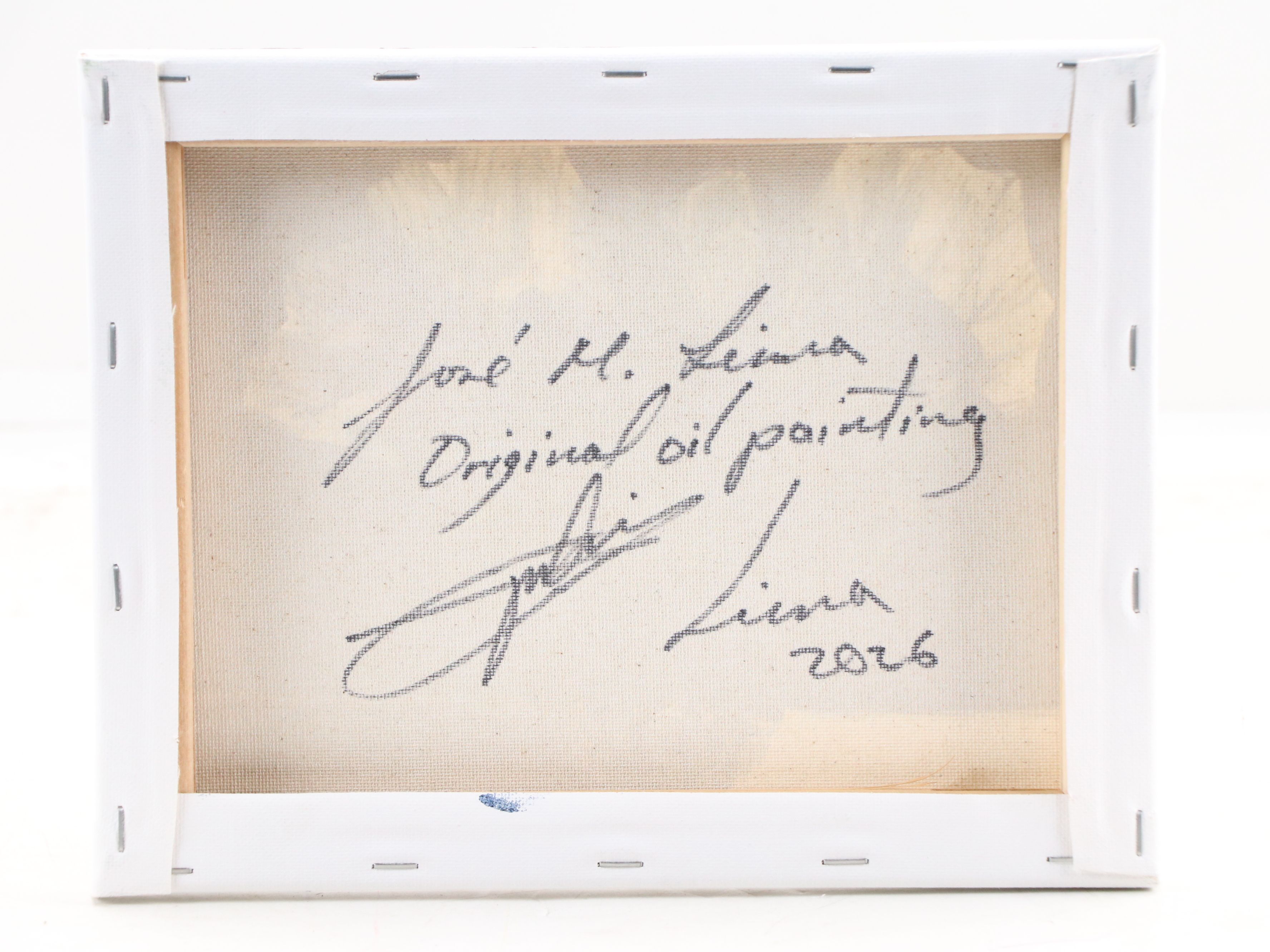 José M. Lima Floral Still Life Oil Painting, 2026