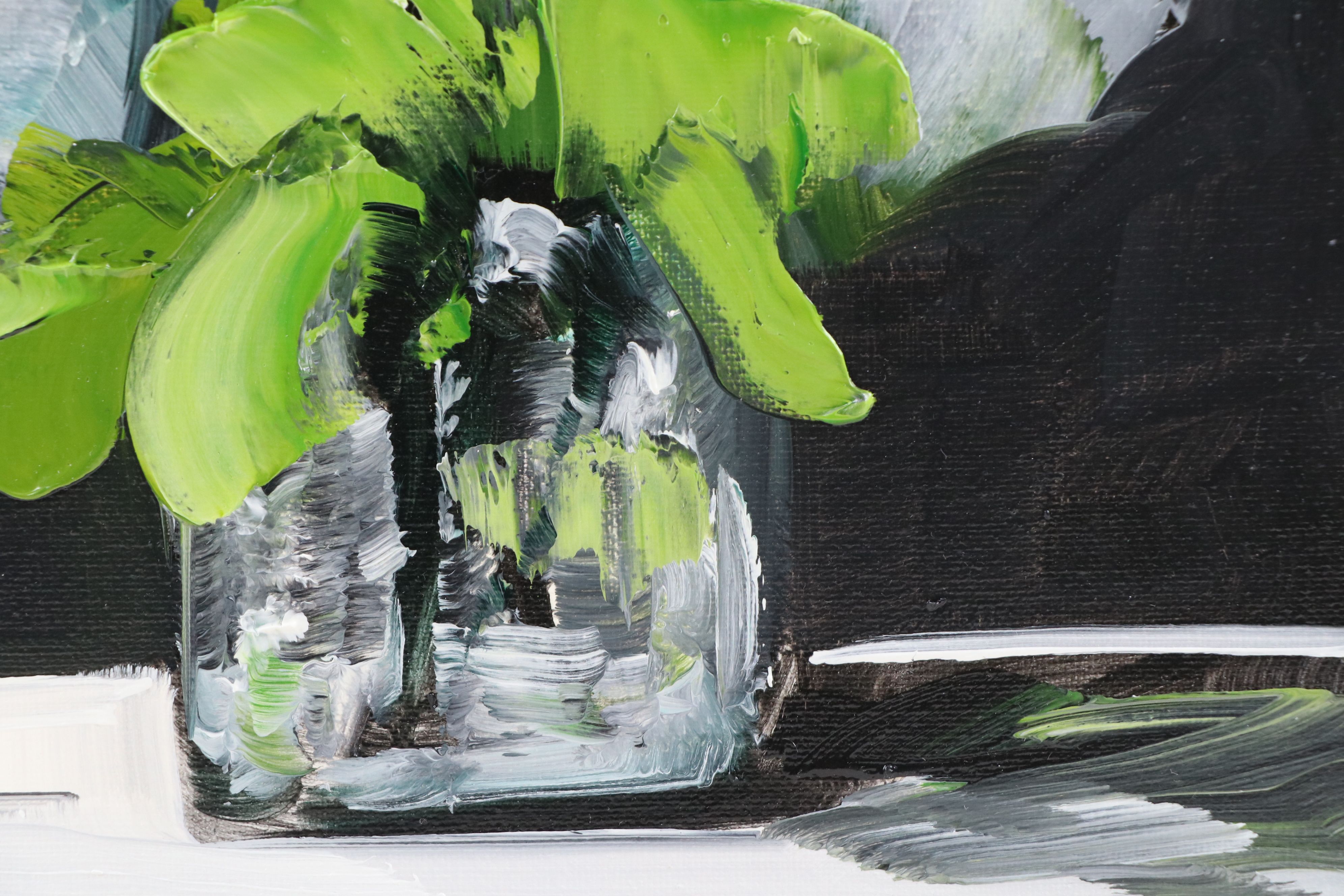 José M. Lima Floral Still Life Oil Painting, 2026