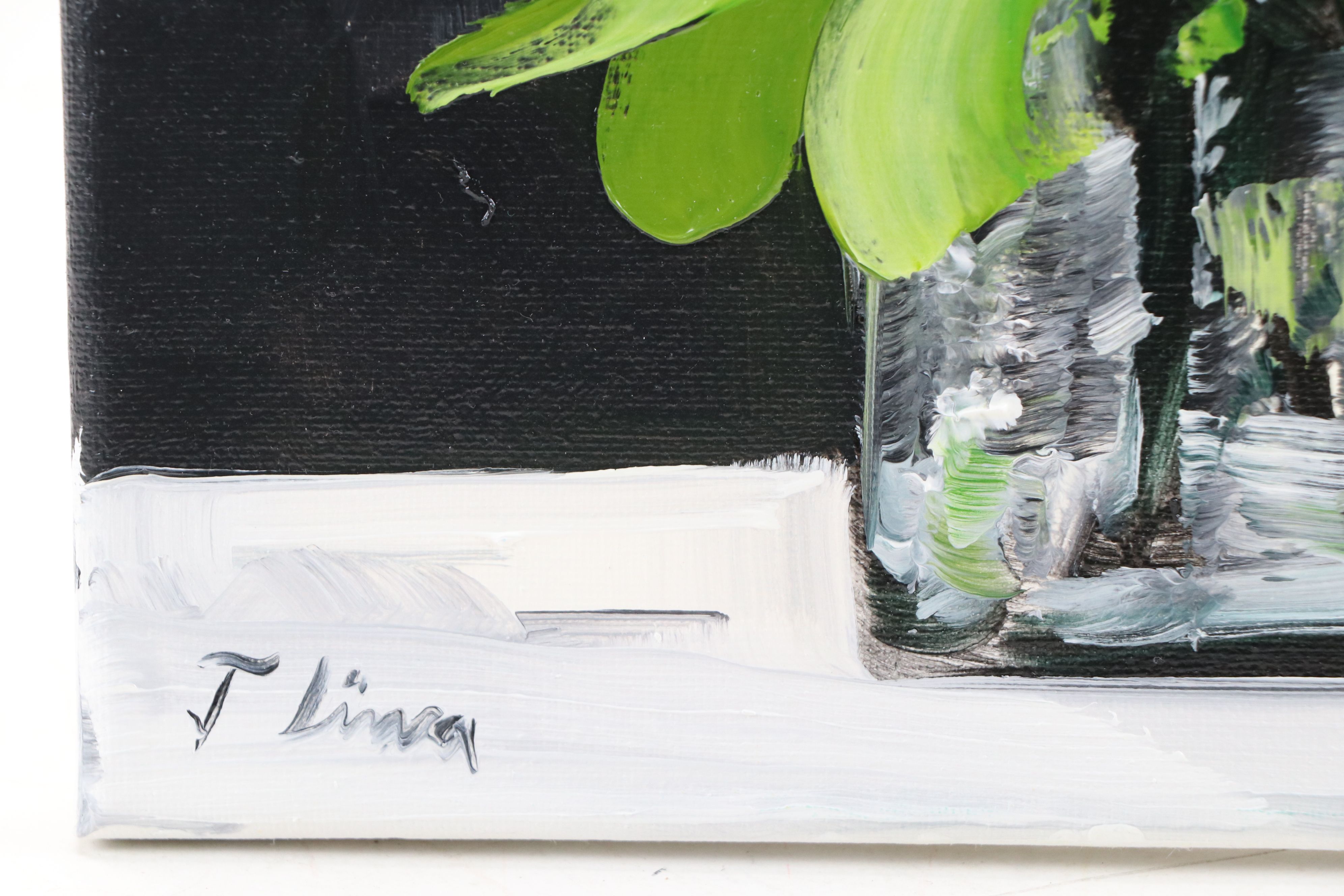 José M. Lima Floral Still Life Oil Painting, 2026