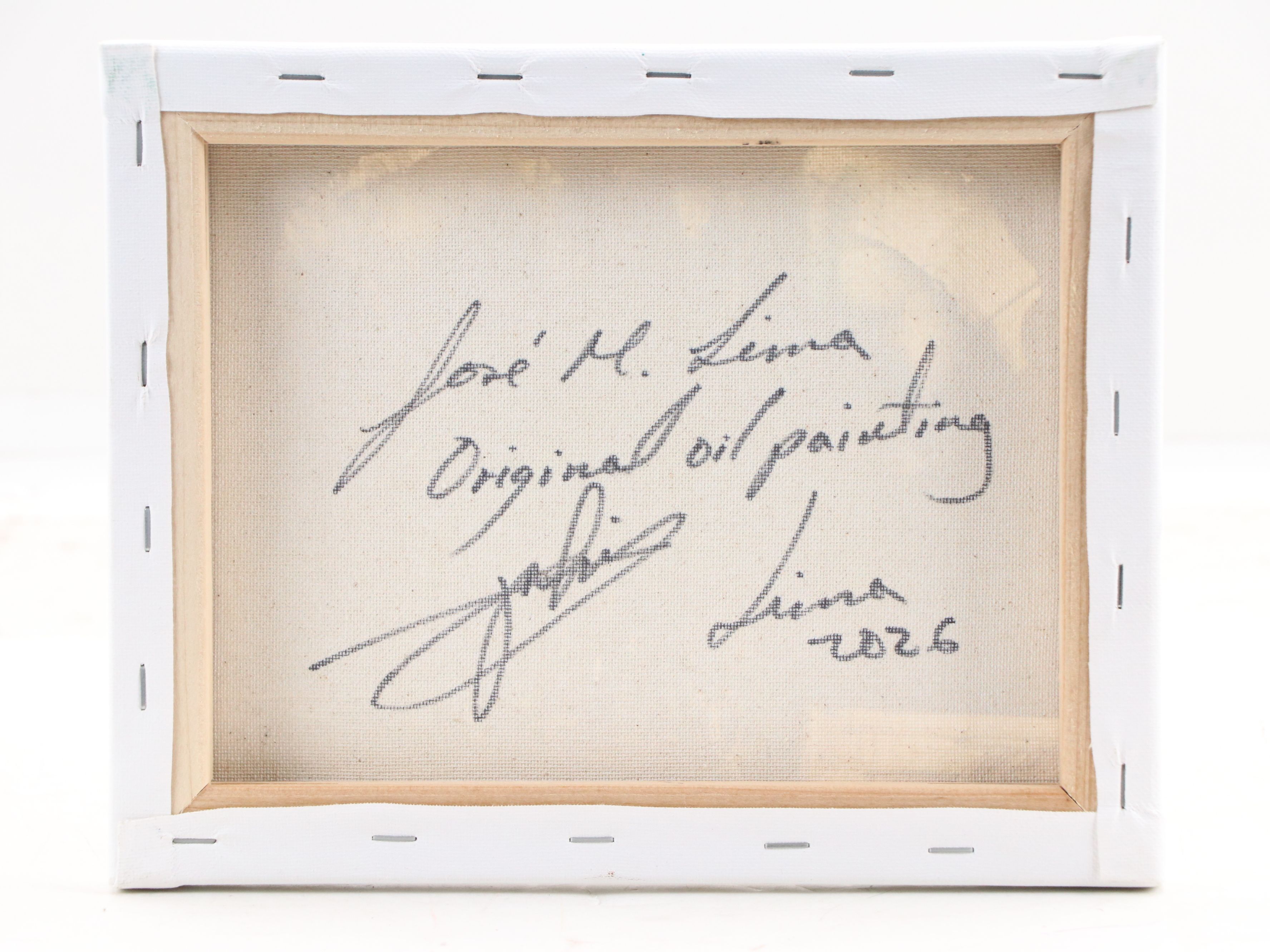 José M. Lima Floral Still Life Oil Painting, 2026