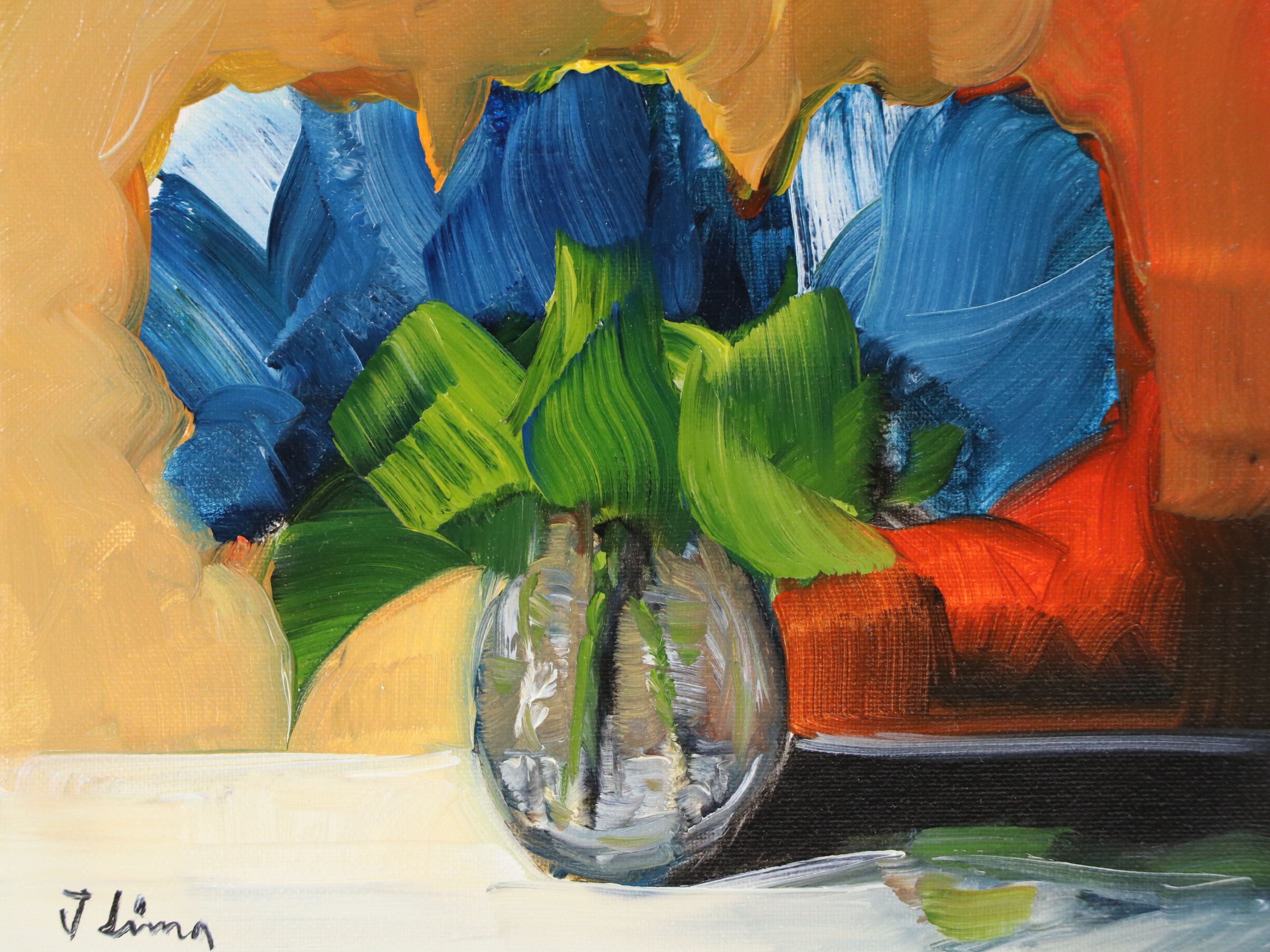 José M. Lima Floral Still Life Oil Painting, 2026