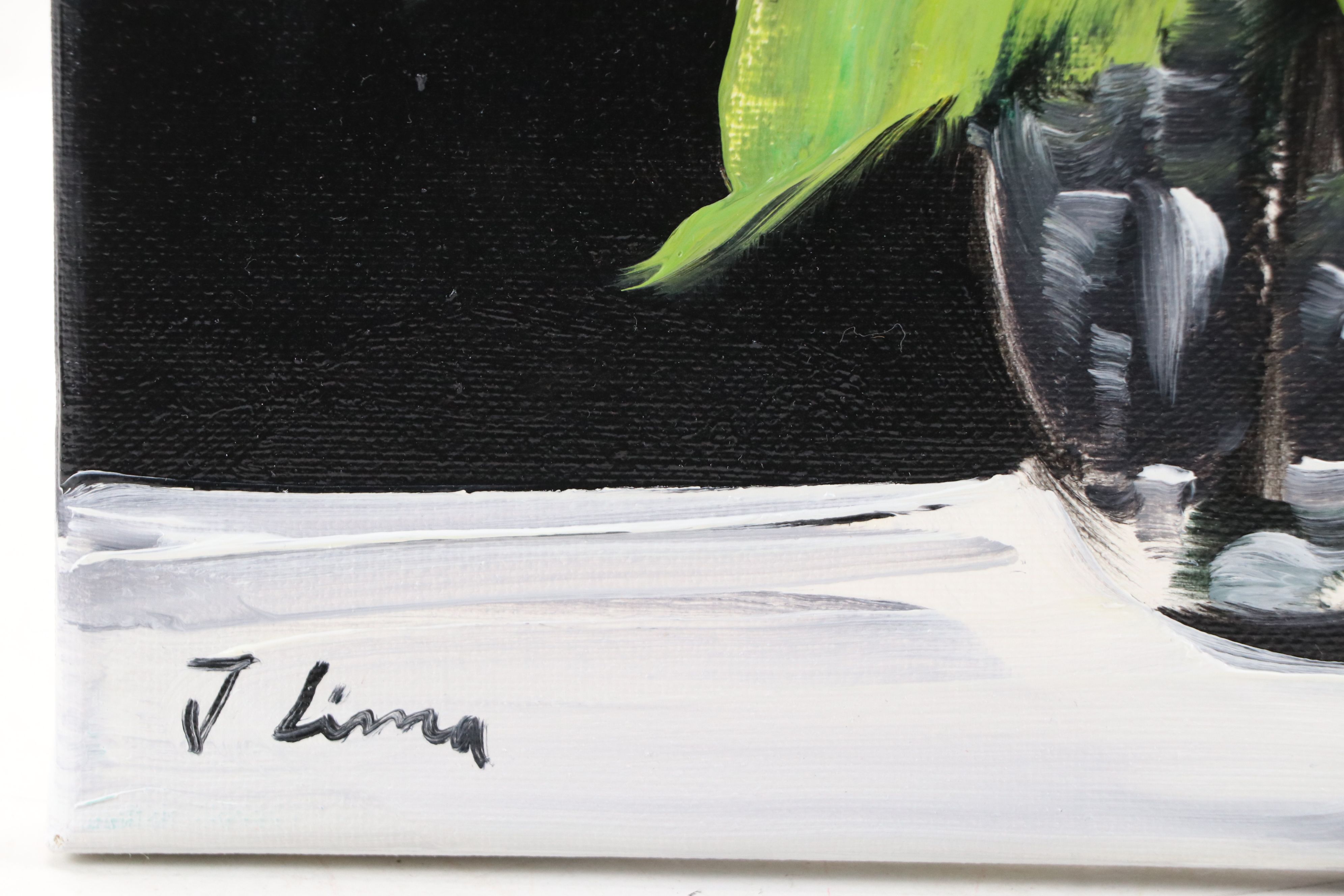 José M. Lima Floral Still Life Oil Painting, 2026