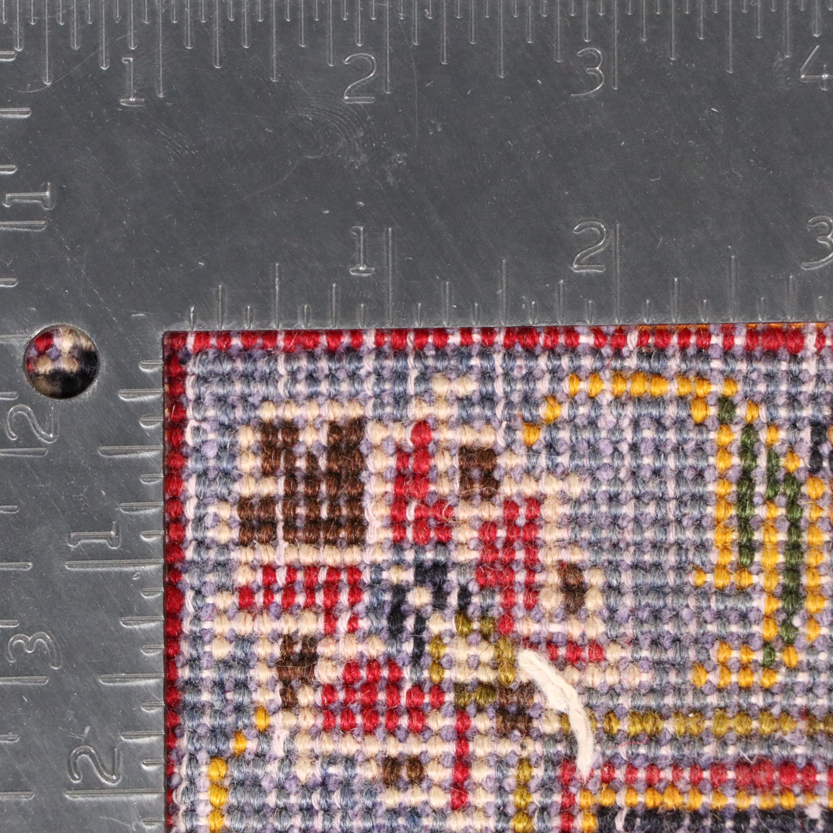 9'5 x 12'5 Hand-Knotted Persian Kashan Room-Sized Rug