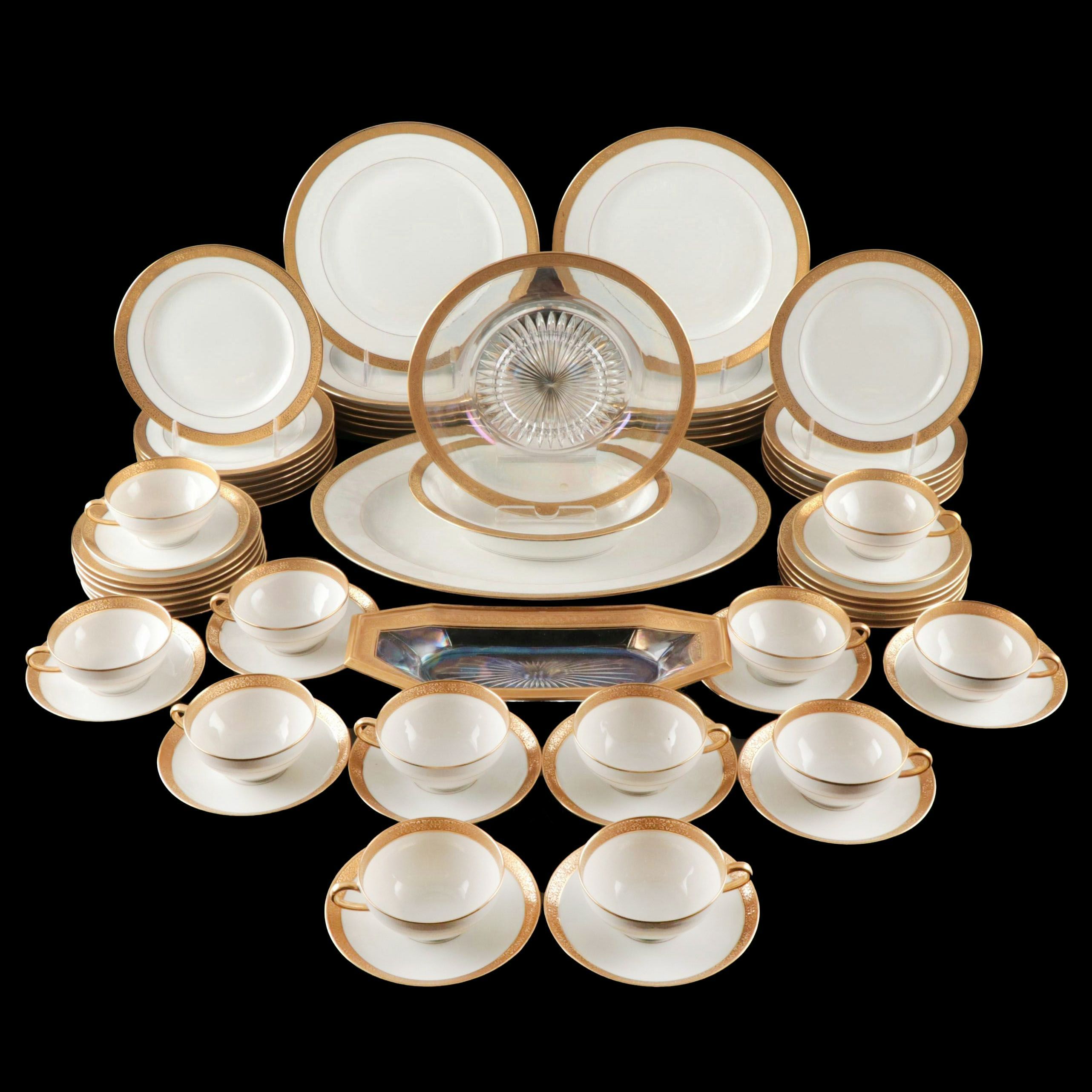 C. Ahrenfeldt Porcelain and Heisey Glass Tableware
