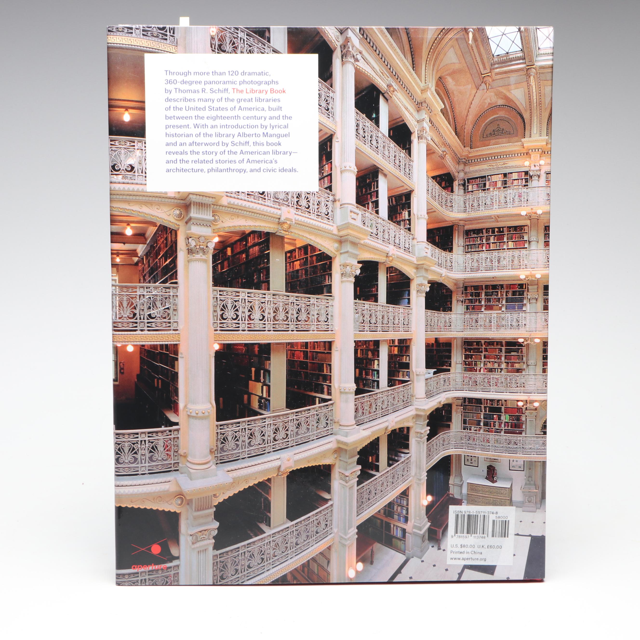 Signed First Edition "The Library Book" by Thomas R. Schiff, 2017