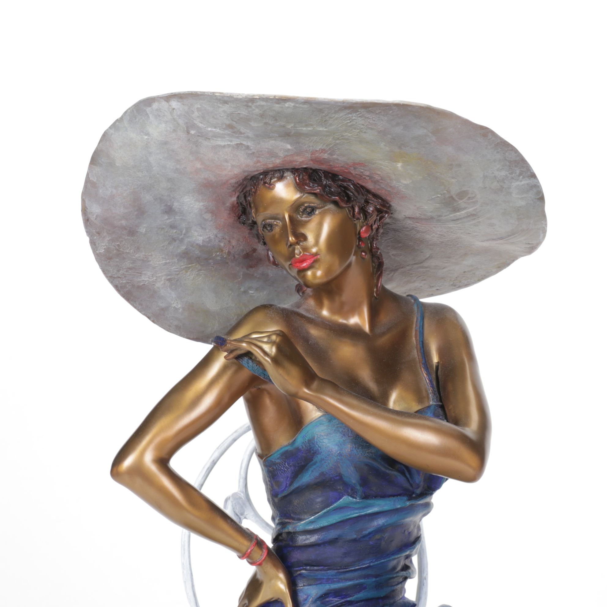 "Brigitte" Limited Edition Bronze Sculpture by Isaac Maimon, 1999