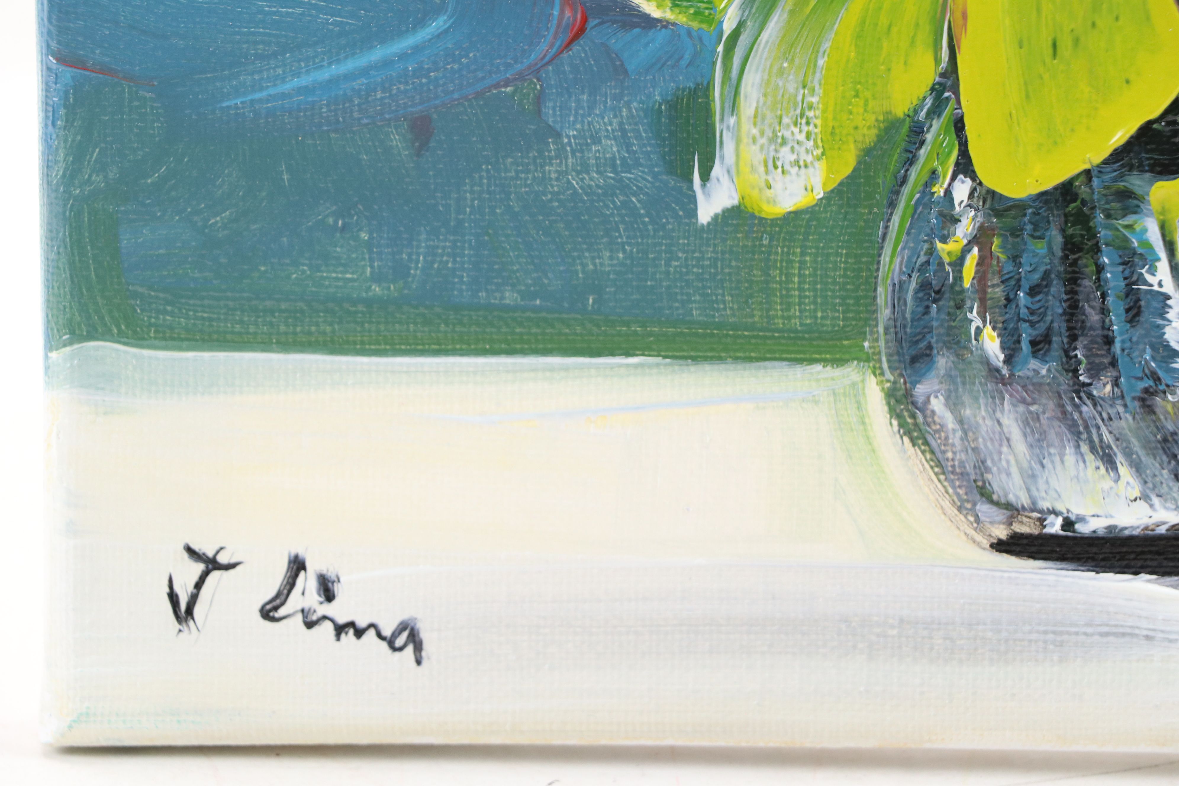 José M. Lima Floral Still Life Oil Painting, 2026