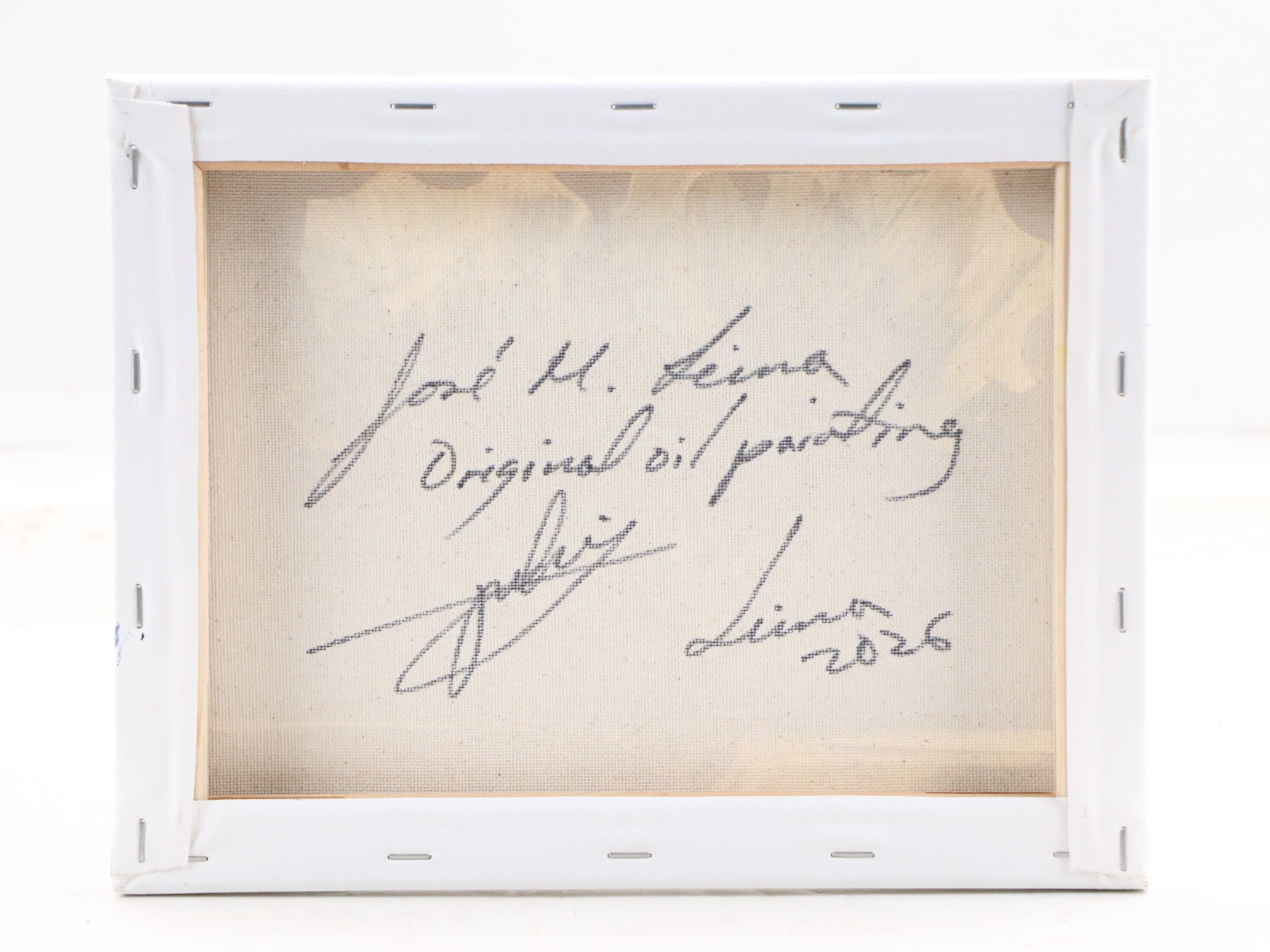 José M. Lima Floral Still Life Oil Painting, 2026