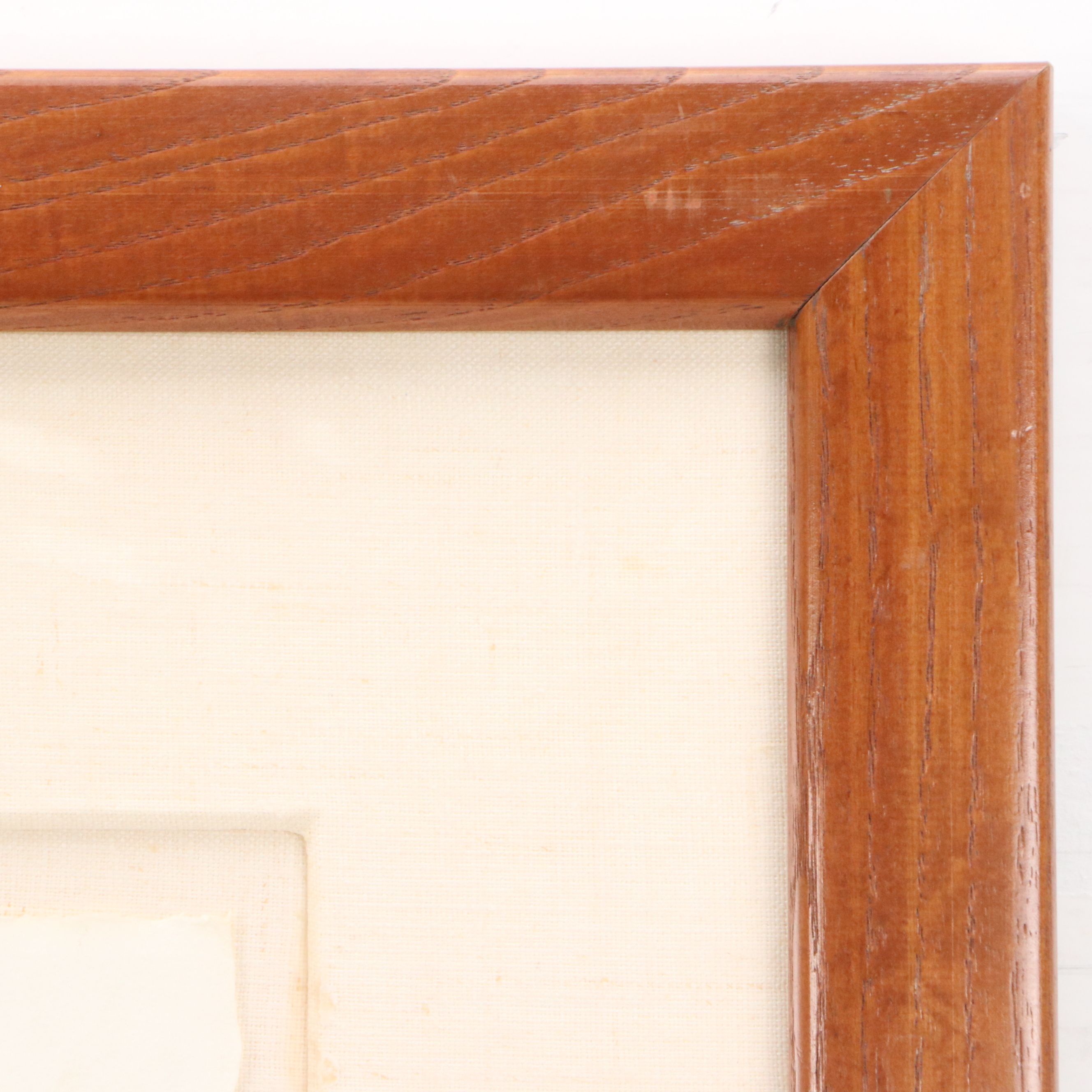 Stephen Edlich Modernist Etching ""Reflections on a Season's Landscape," 1980s