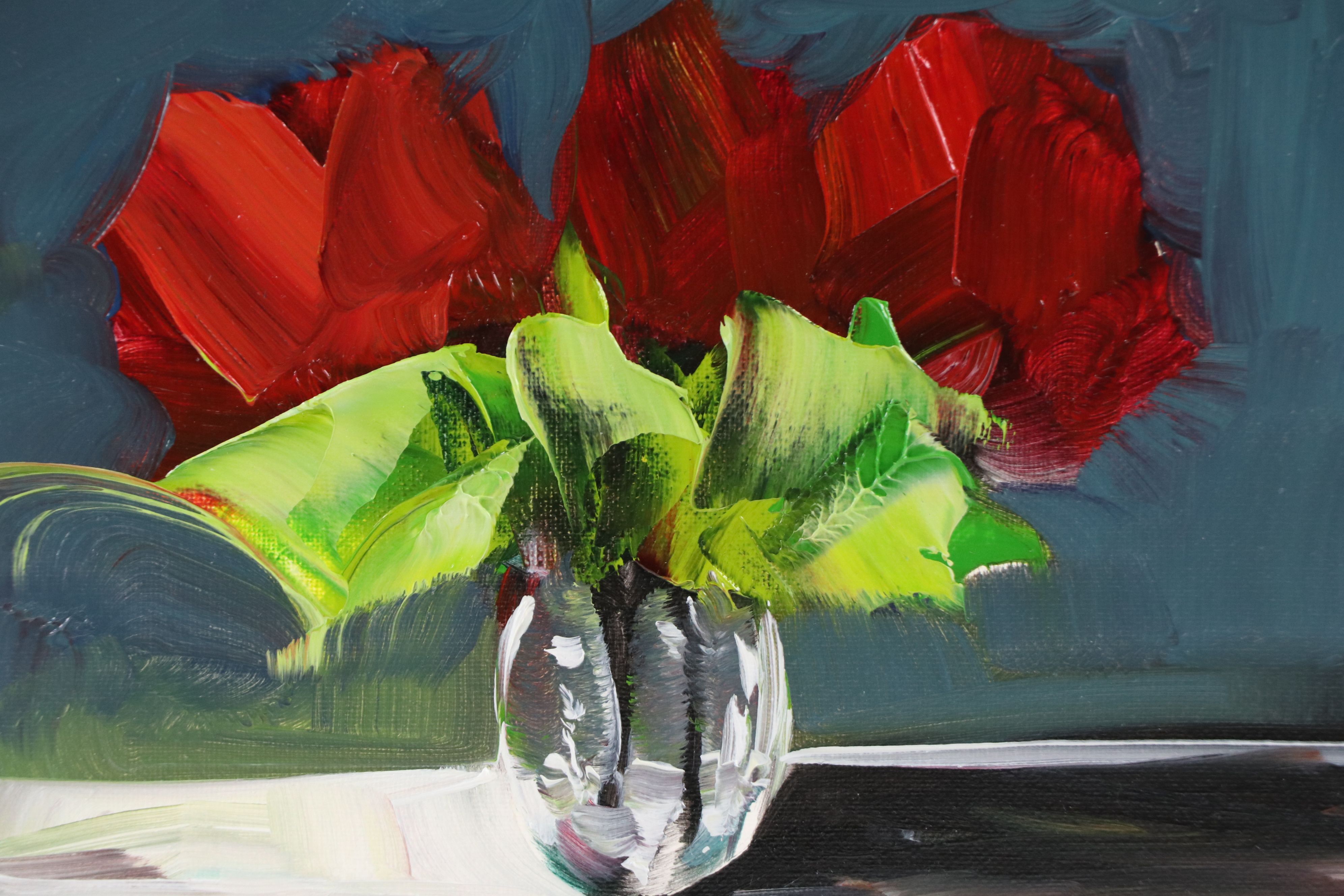 José M. Lima Floral Still Life Oil Painting, 2026