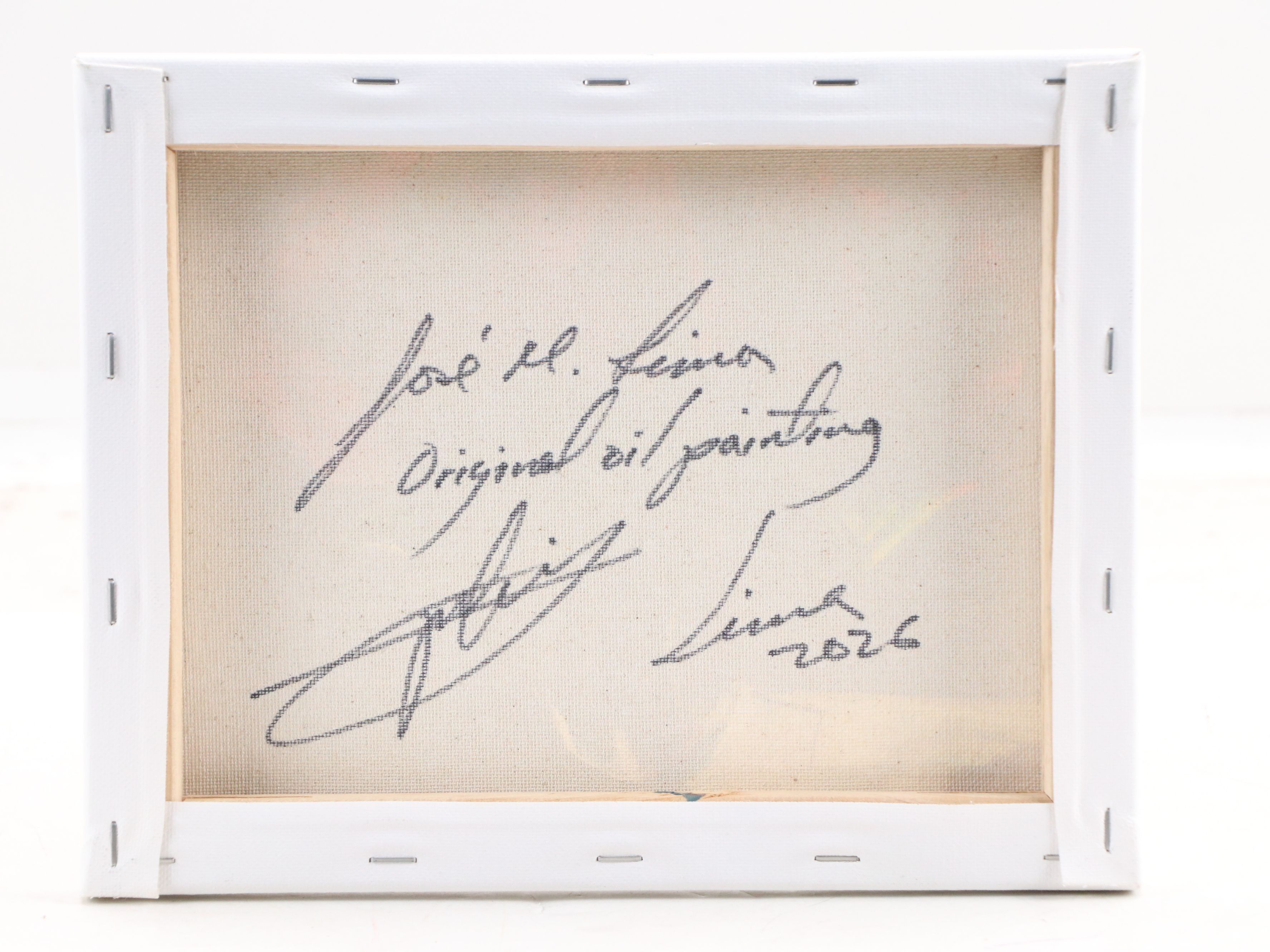 José M. Lima Floral Still Life Oil Painting, 2026