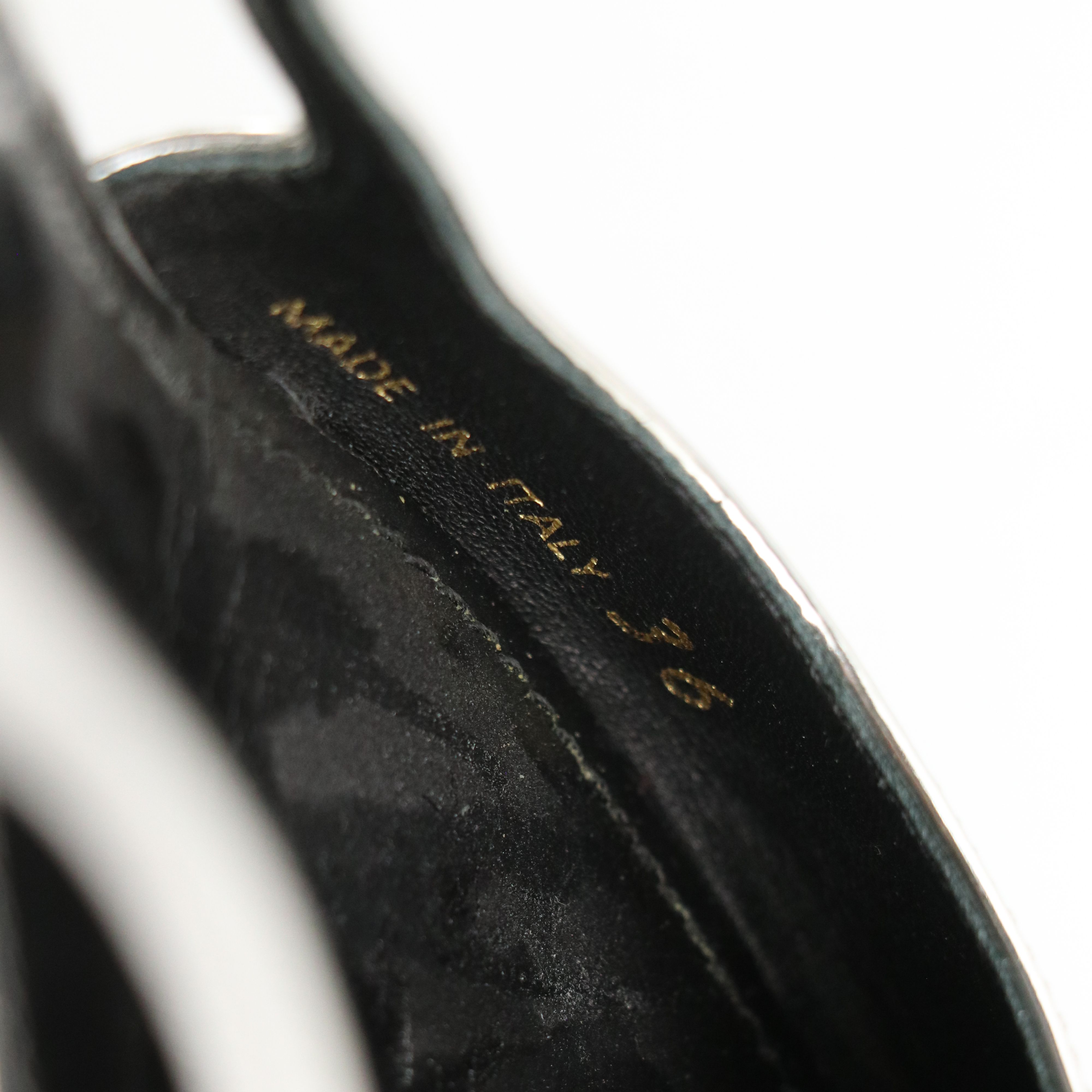 Prada Slingback Kitten Heels in Smooth Silver Metallic Leather