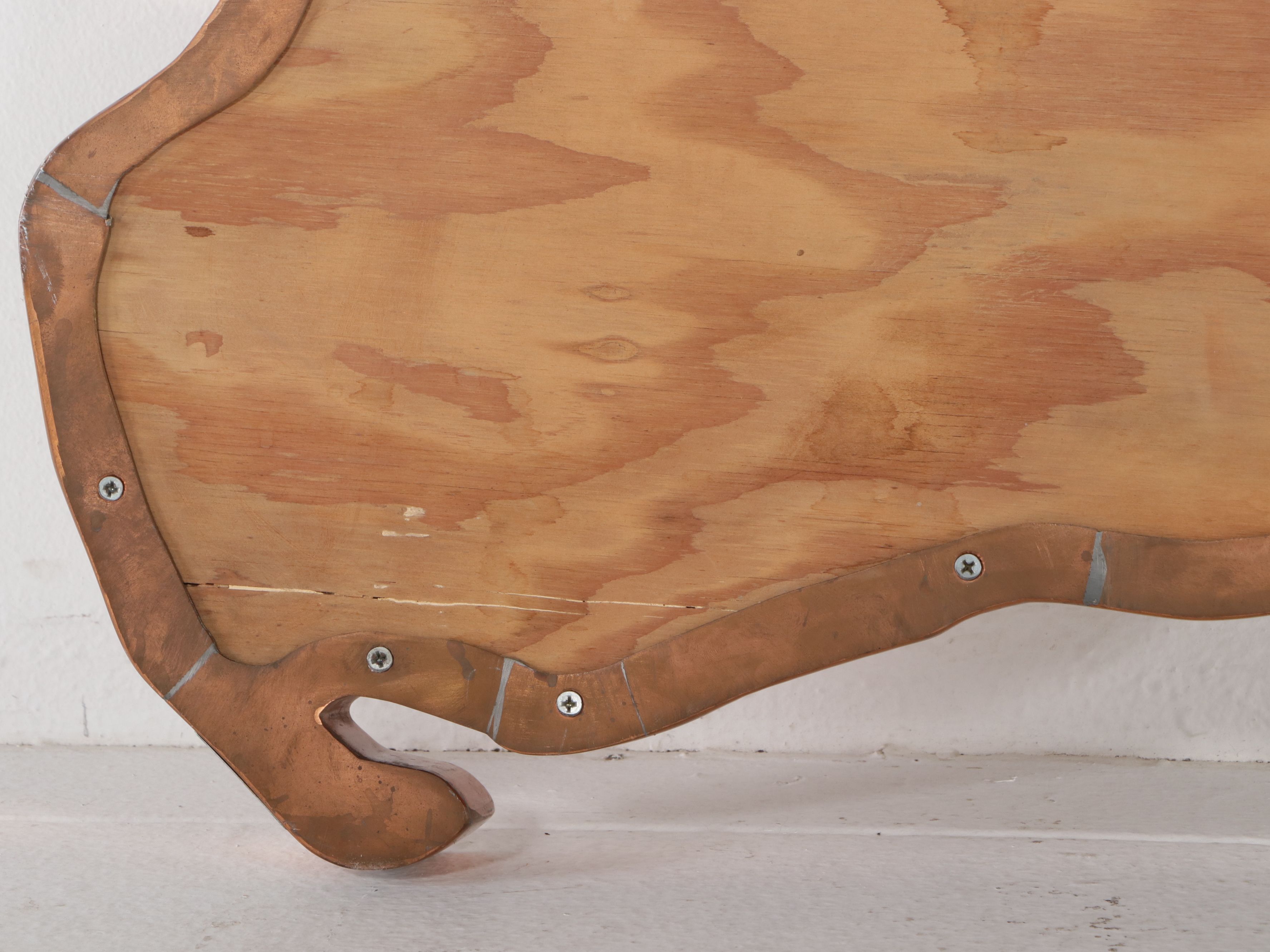 Monumental Sun Banks, Inc. Handcrafted Copper and Brass Florida State Wall Décor