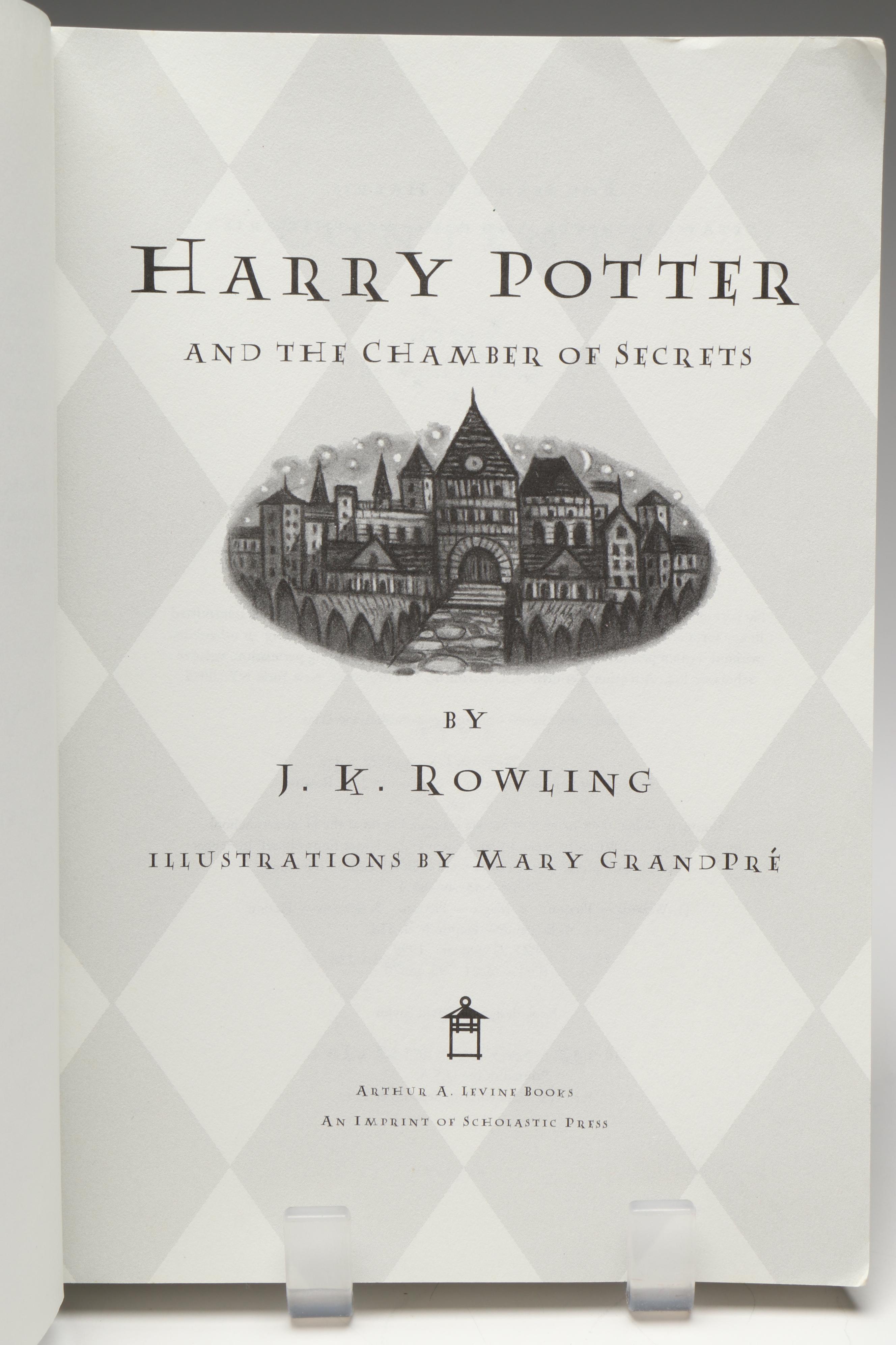 Advance Reader's Copy "Harry Potter and the Chamber of Secrets" by J. K. Rowling