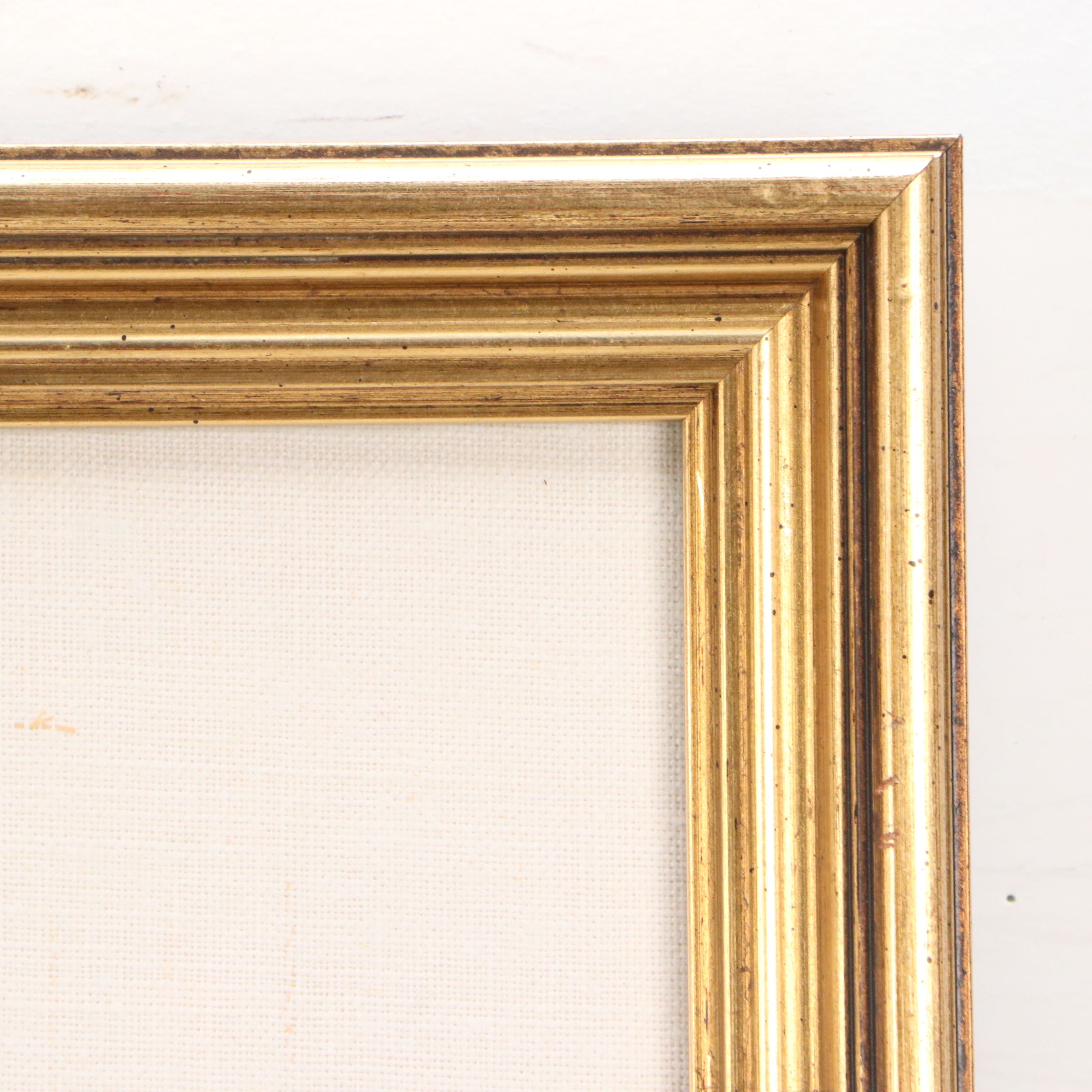 Lucien Harris III Ornithological Gouache Painting of Heron