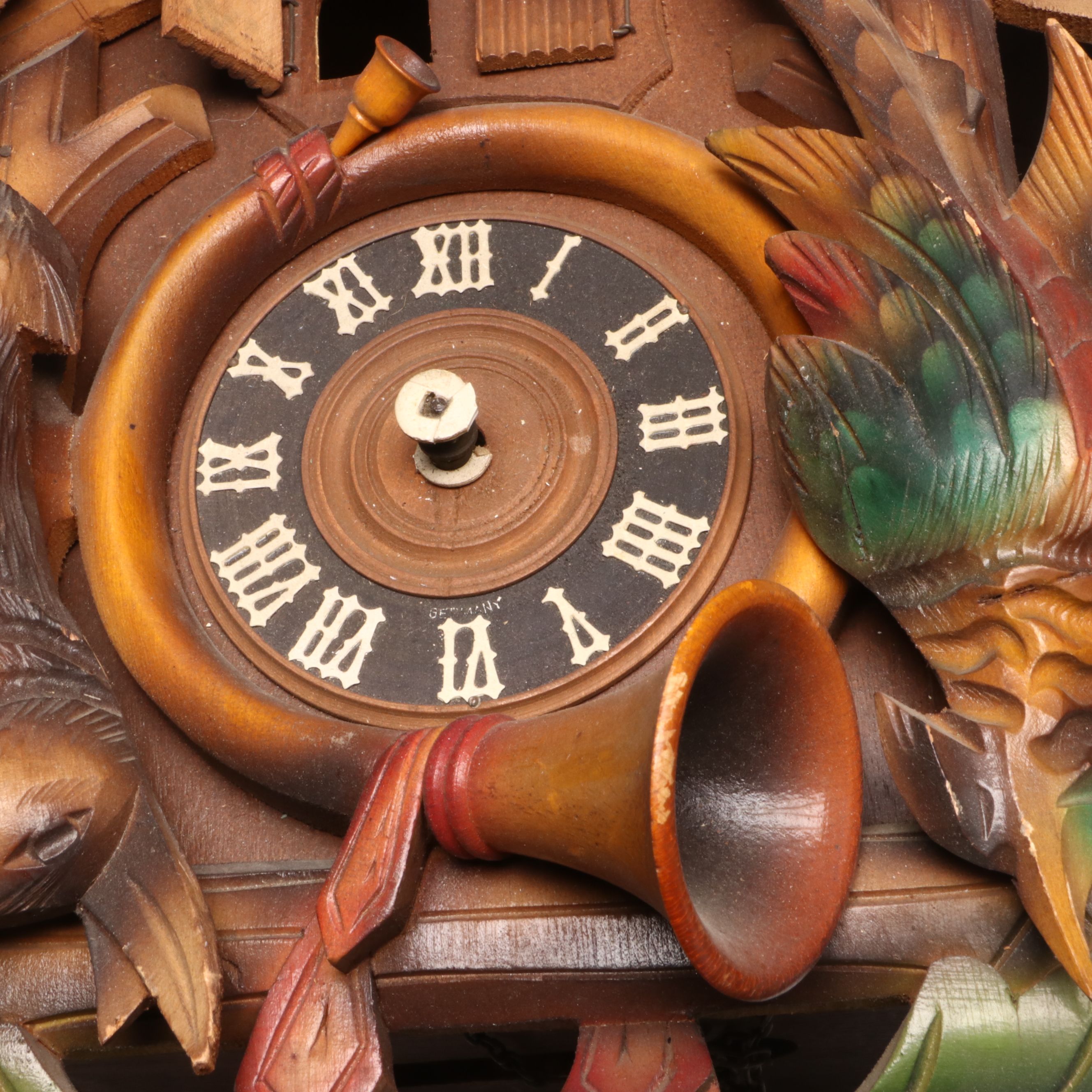 Thorens with Other Wooden Cuckoo Clock, Mid to Late 20th Century