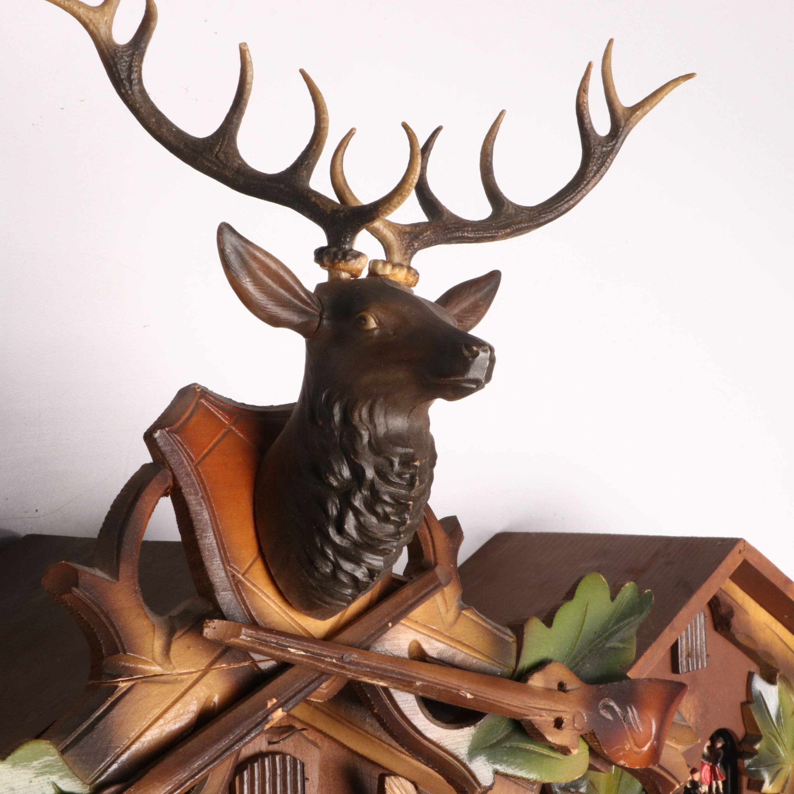Thorens with Other Wooden Cuckoo Clock, Mid to Late 20th Century