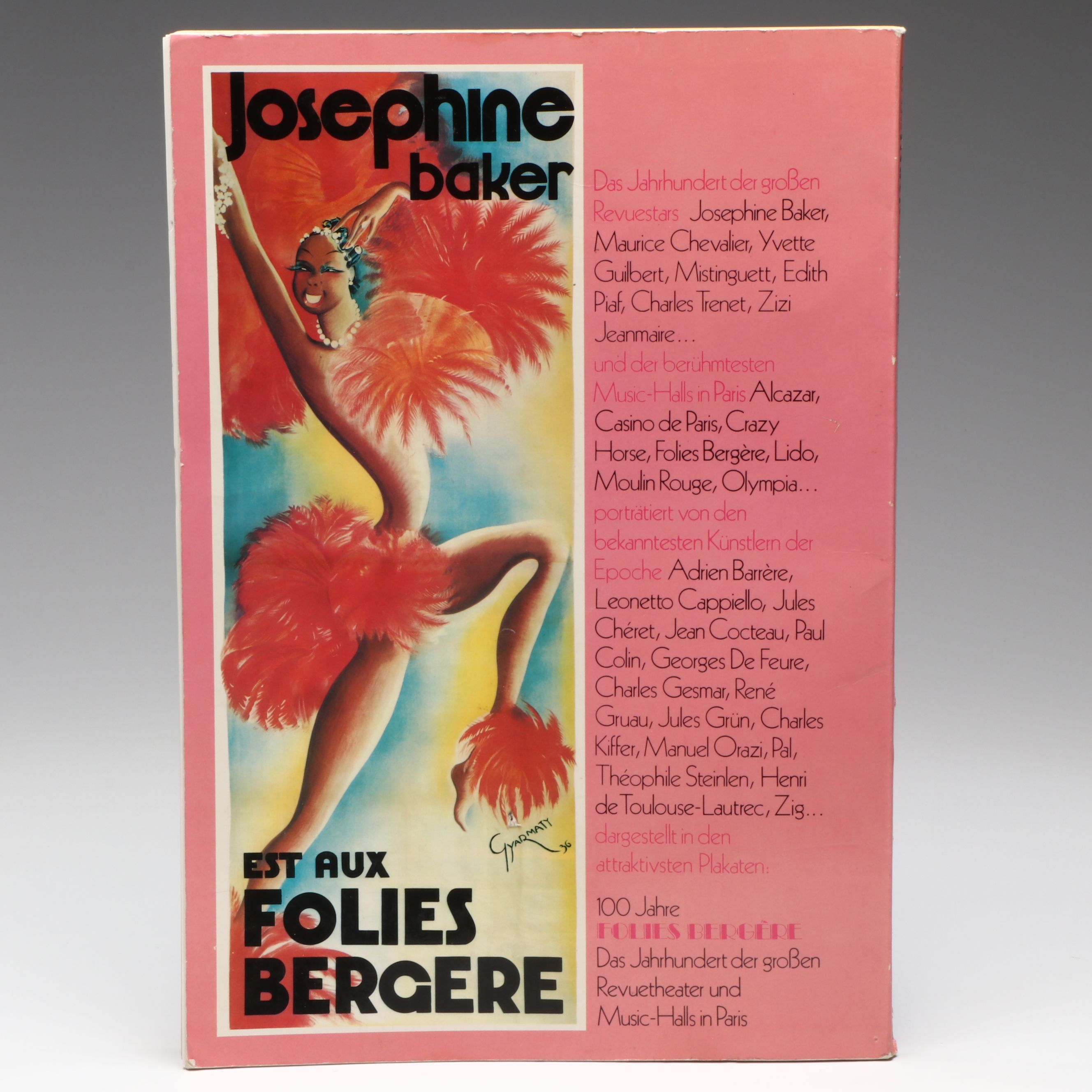 Illustrated "100 Jahre Folies Bergère" by Alain Weill, 1977