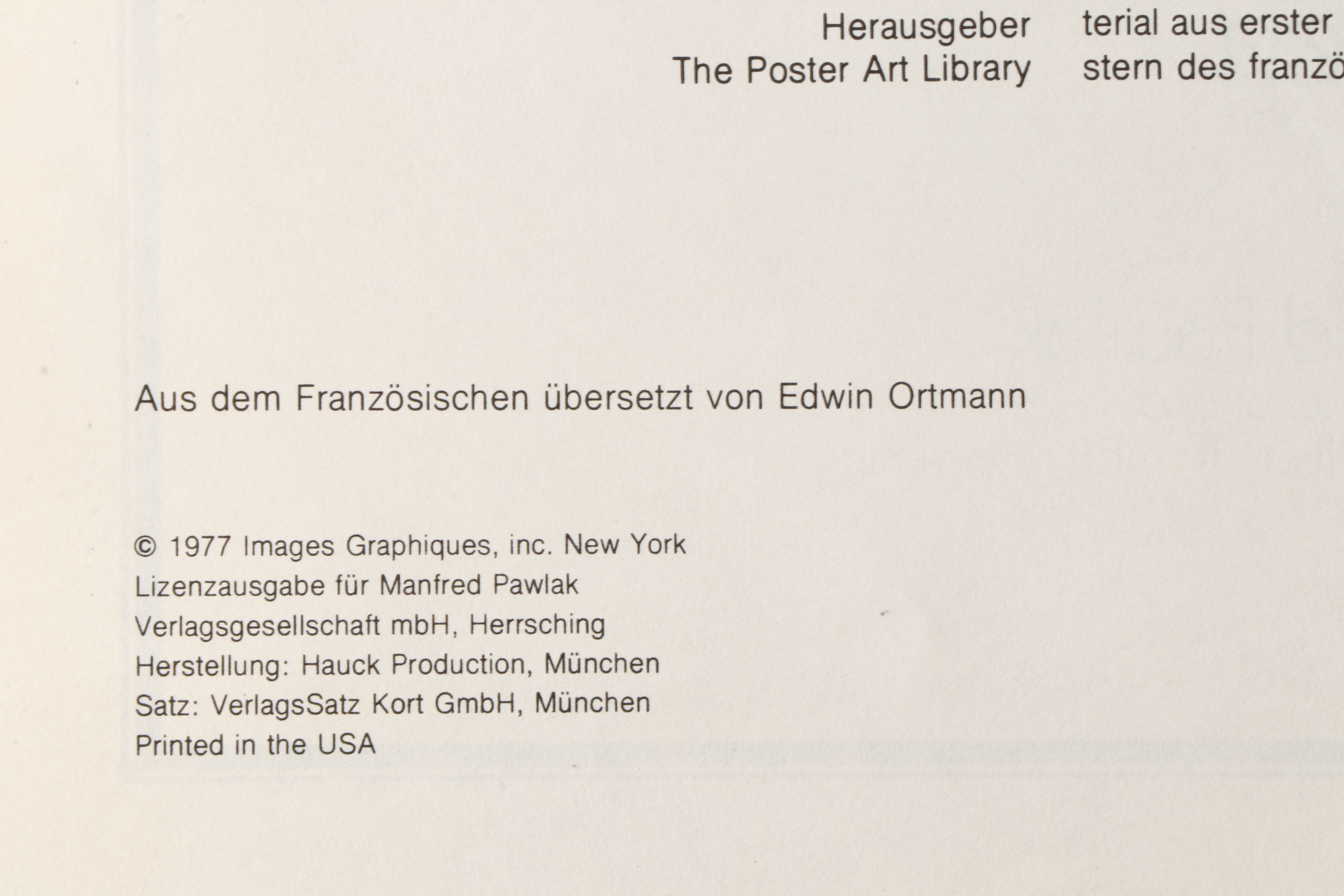 Illustrated "100 Jahre Folies Bergère" by Alain Weill, 1977