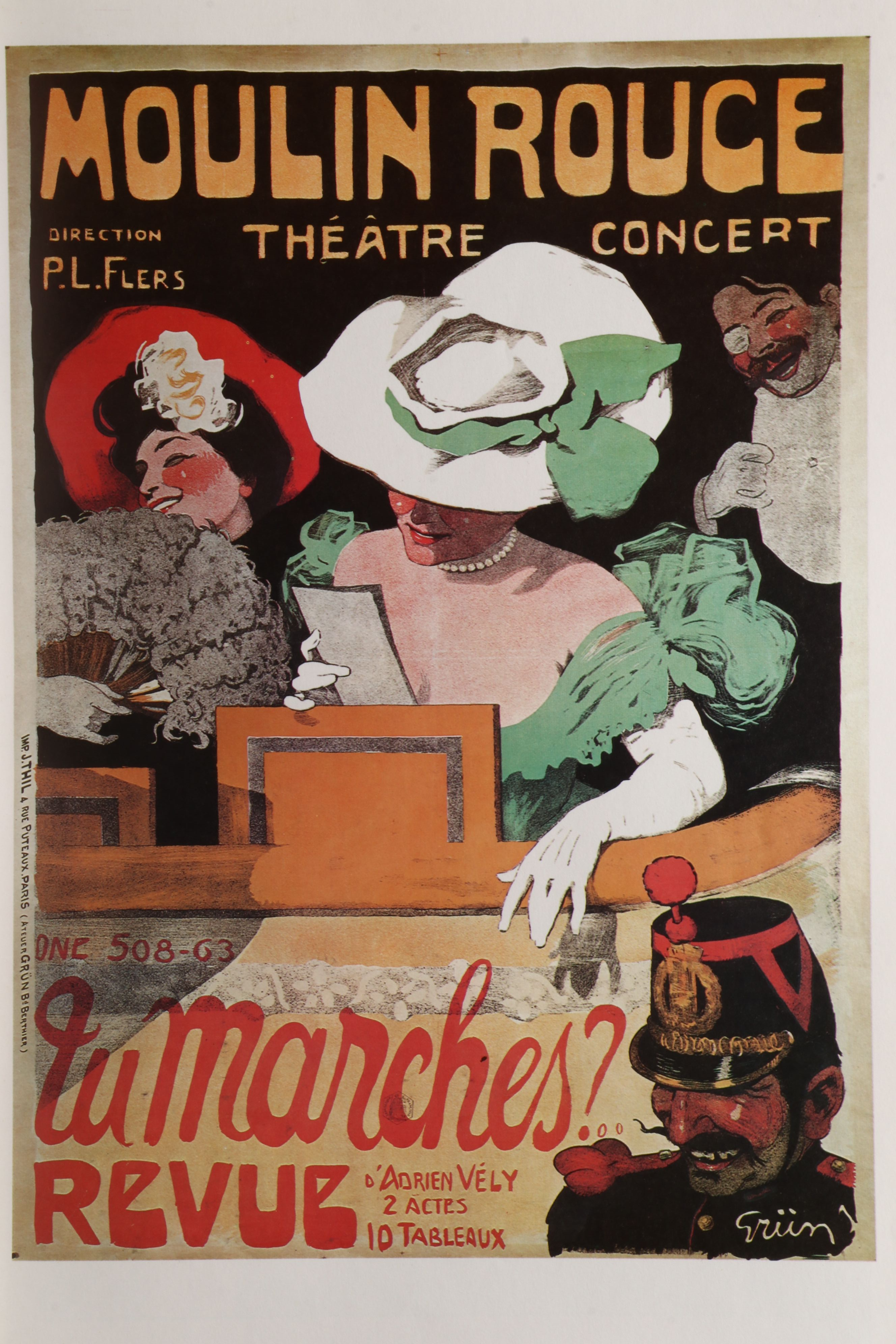 Illustrated "100 Jahre Folies Bergère" by Alain Weill, 1977