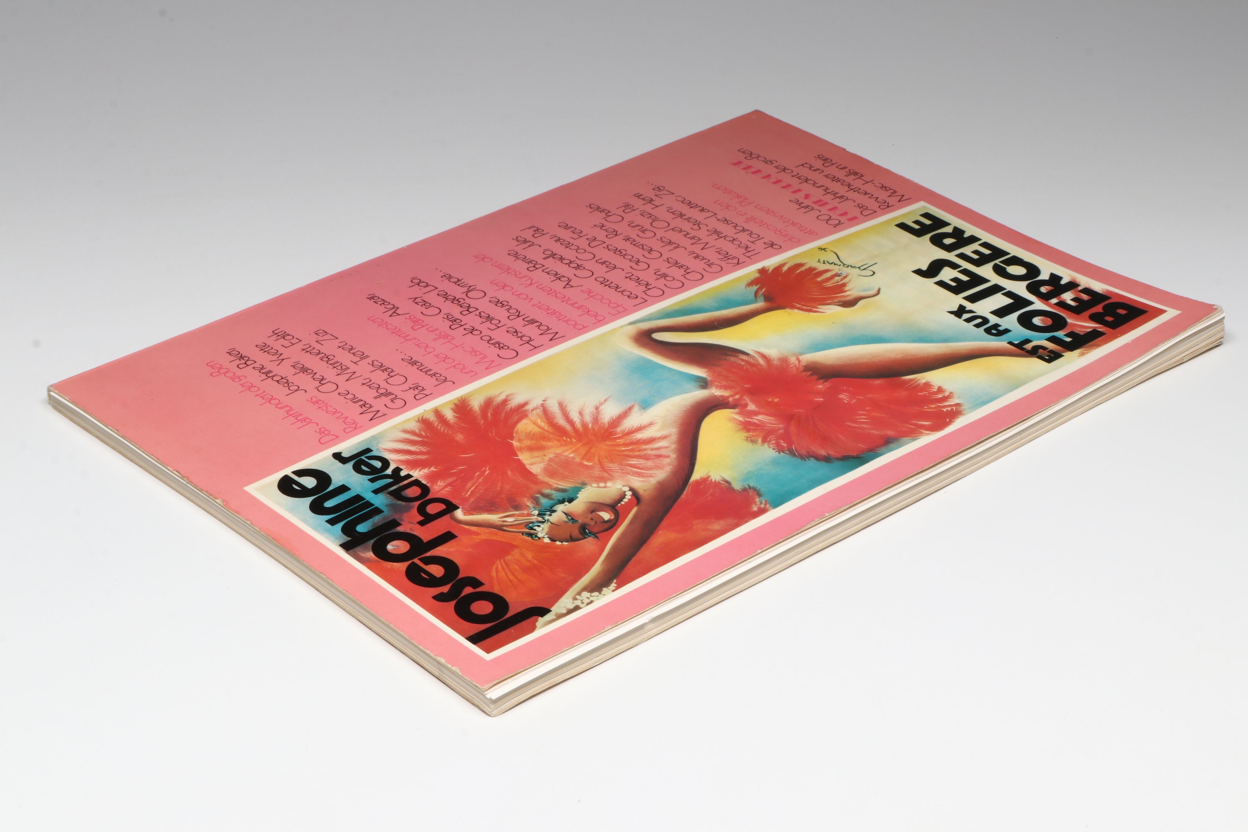 Illustrated "100 Jahre Folies Bergère" by Alain Weill, 1977