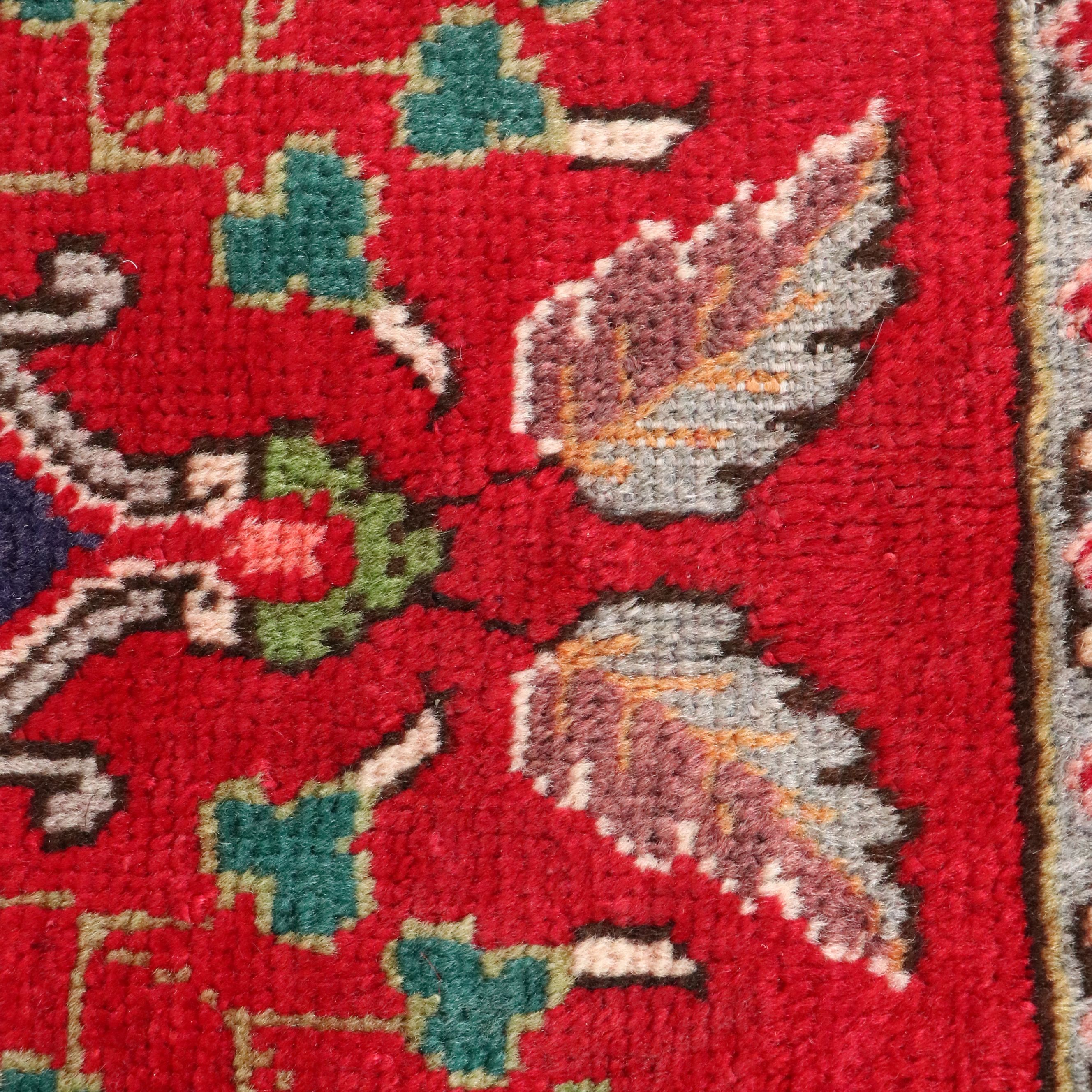 3'6 x 4'11 Hand-Knotted Persian Tabriz Style Accent Rug