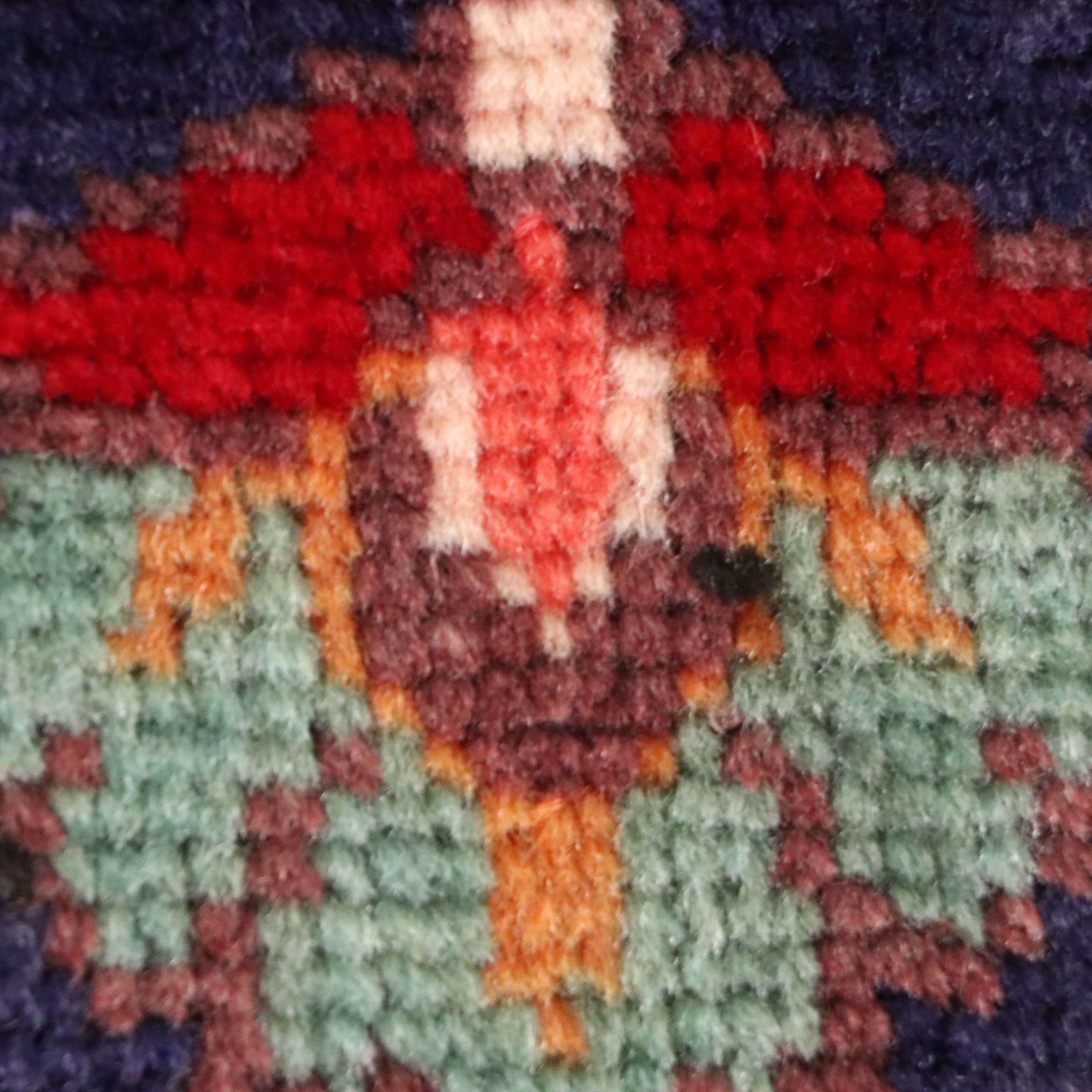 3'6 x 4'11 Hand-Knotted Persian Tabriz Style Accent Rug