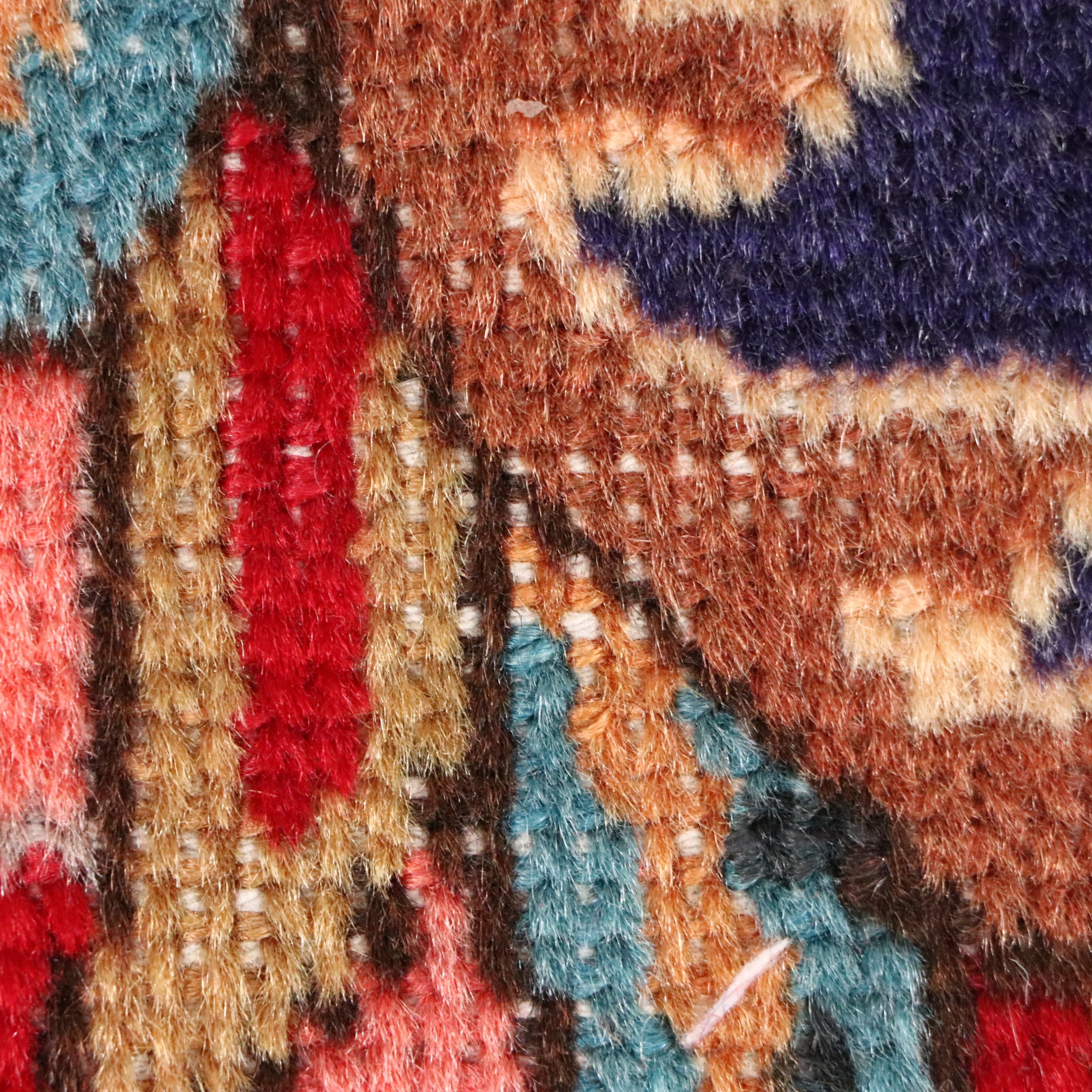 3'6 x 4'11 Hand-Knotted Persian Tabriz Style Accent Rug