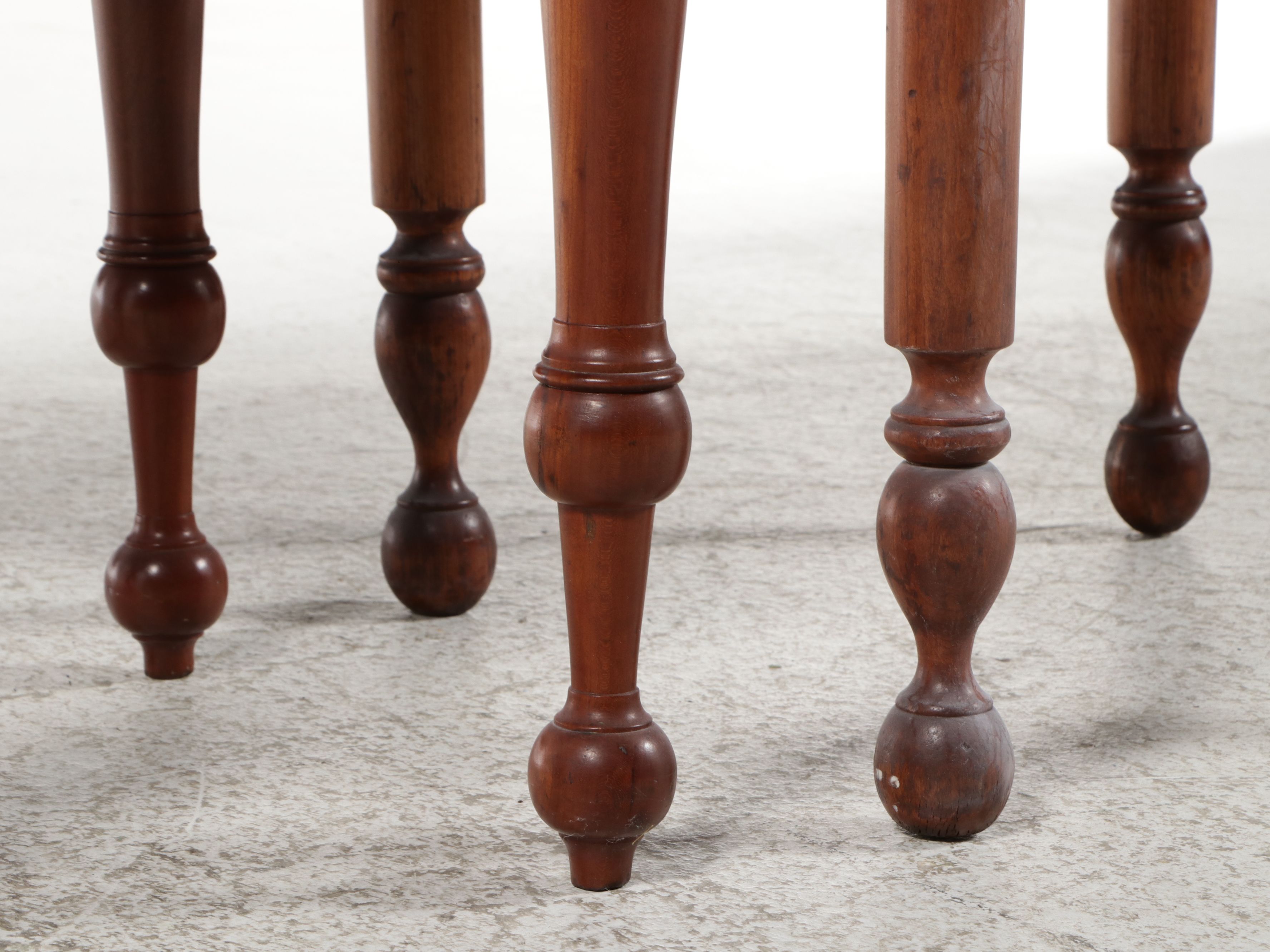 American Country Sheraton Style Cherry One-Drawer Nightstands