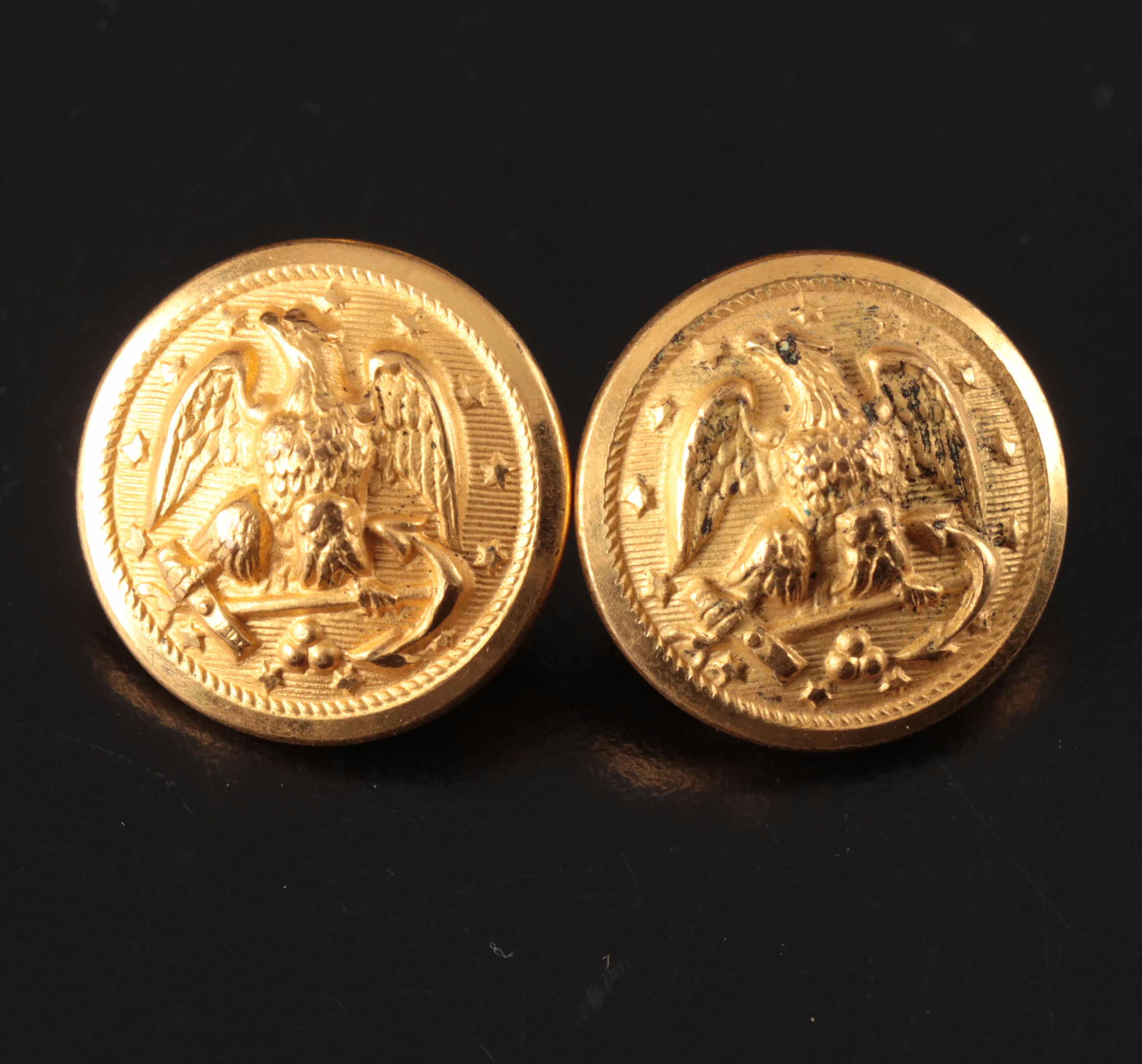 Waterbury Co. Brass U.S. Navy Buttons