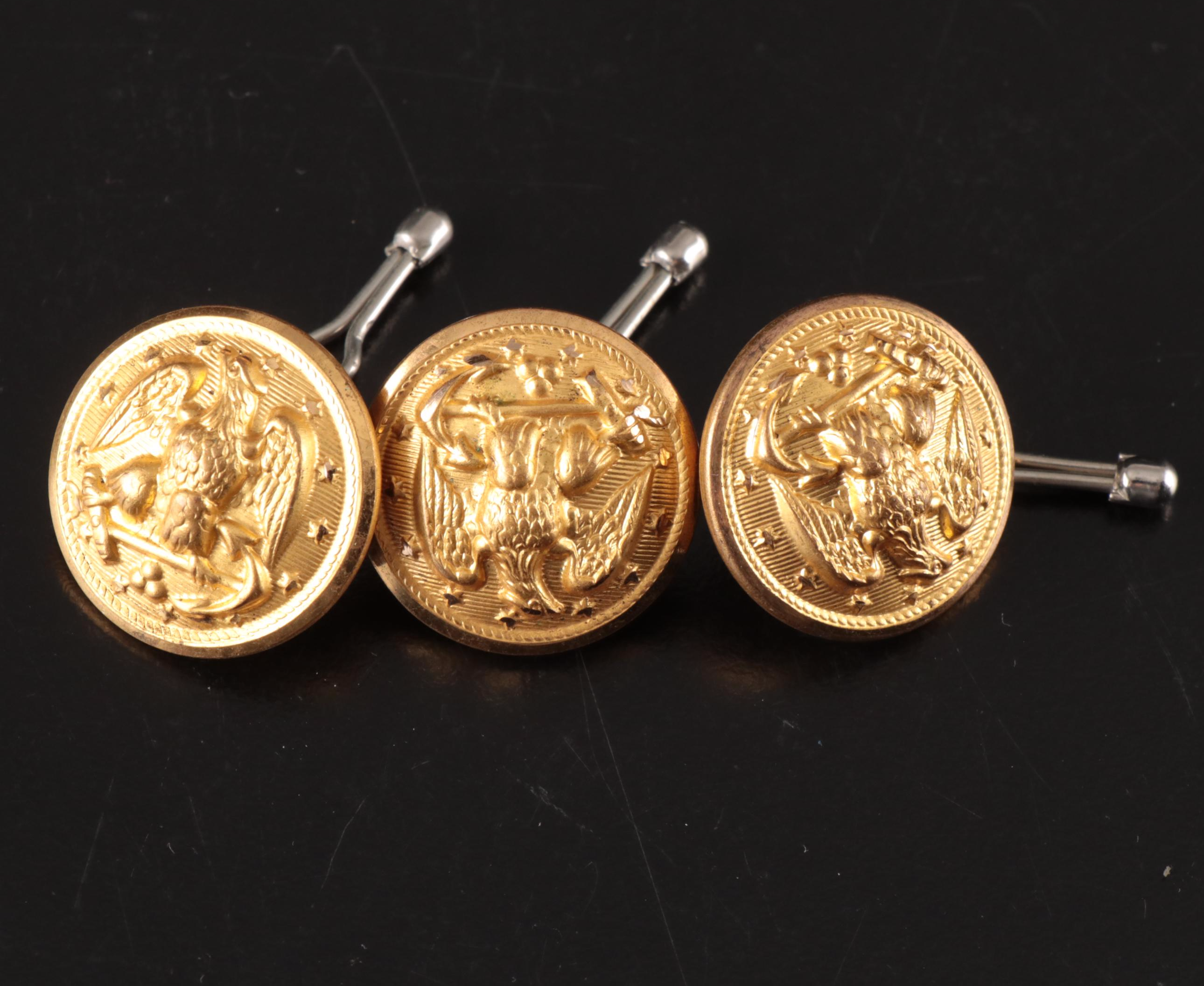 Waterbury Co. Brass U.S. Navy Buttons