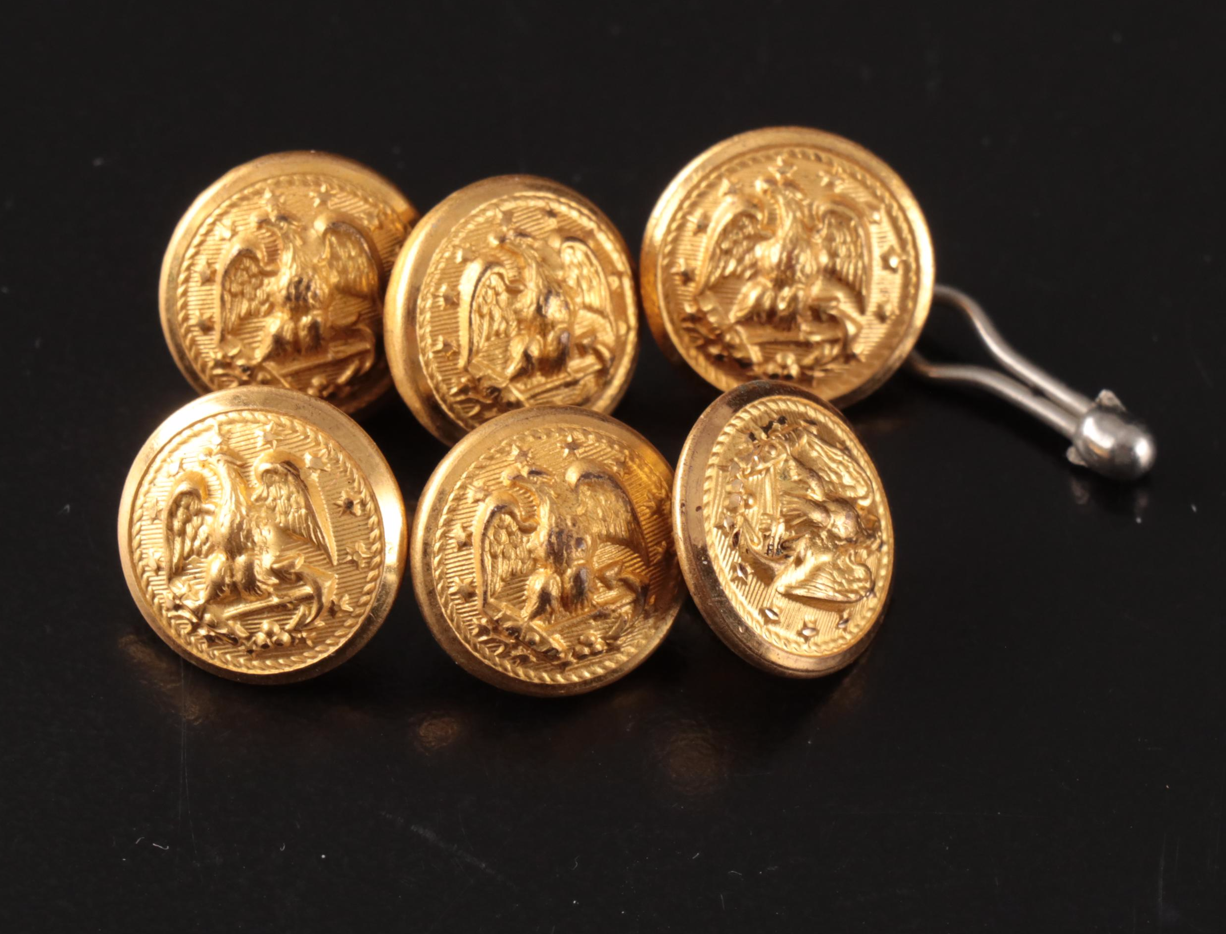 Waterbury Co. Brass U.S. Navy Buttons