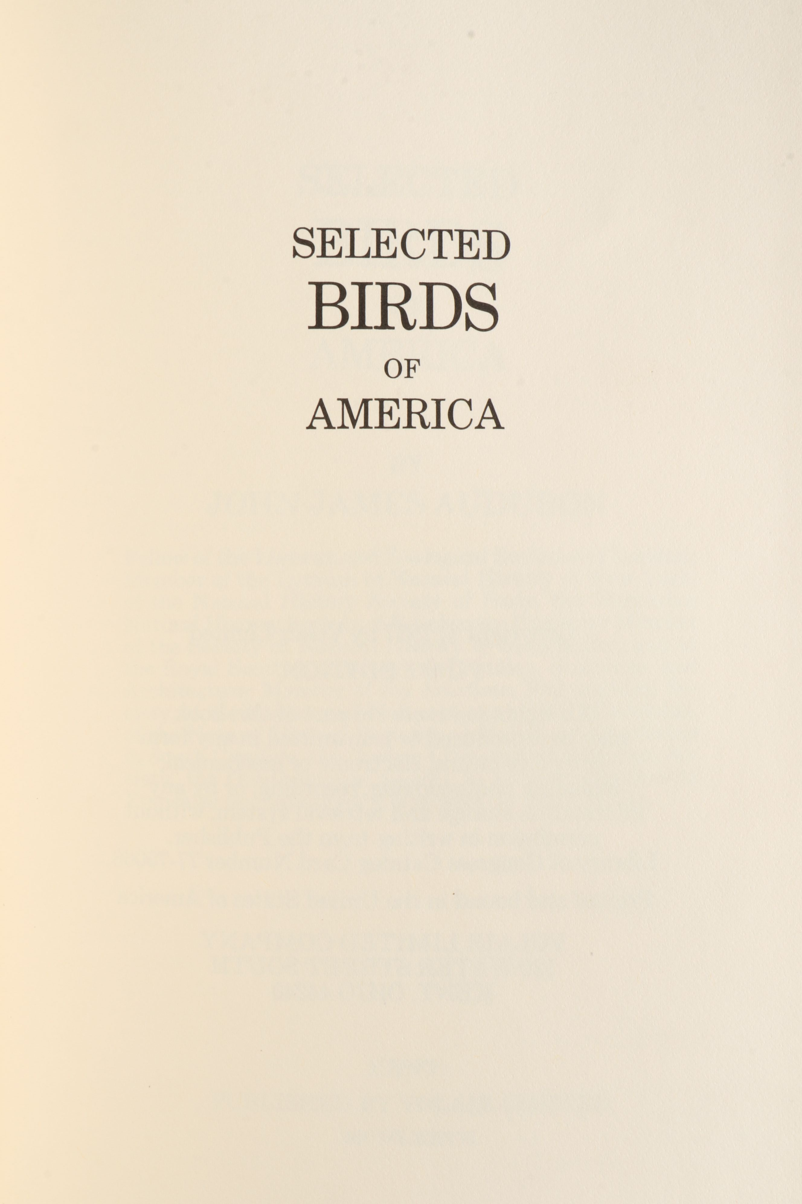 Limited Edition "Birds of America" and "Quadrupeds of North America" by Audubon