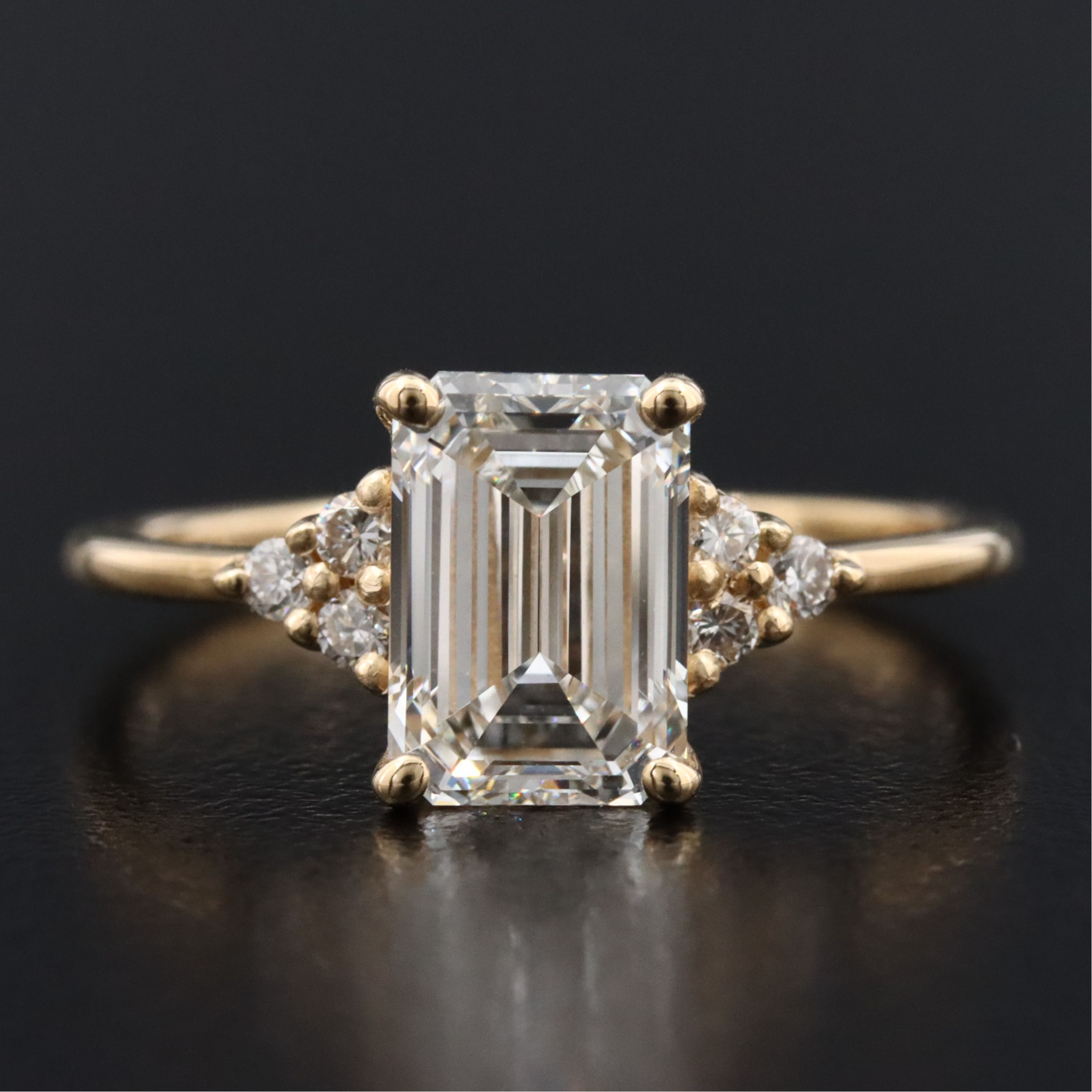 18K 2.21 CTW Lab Grown Diamond Ring with IGI Report