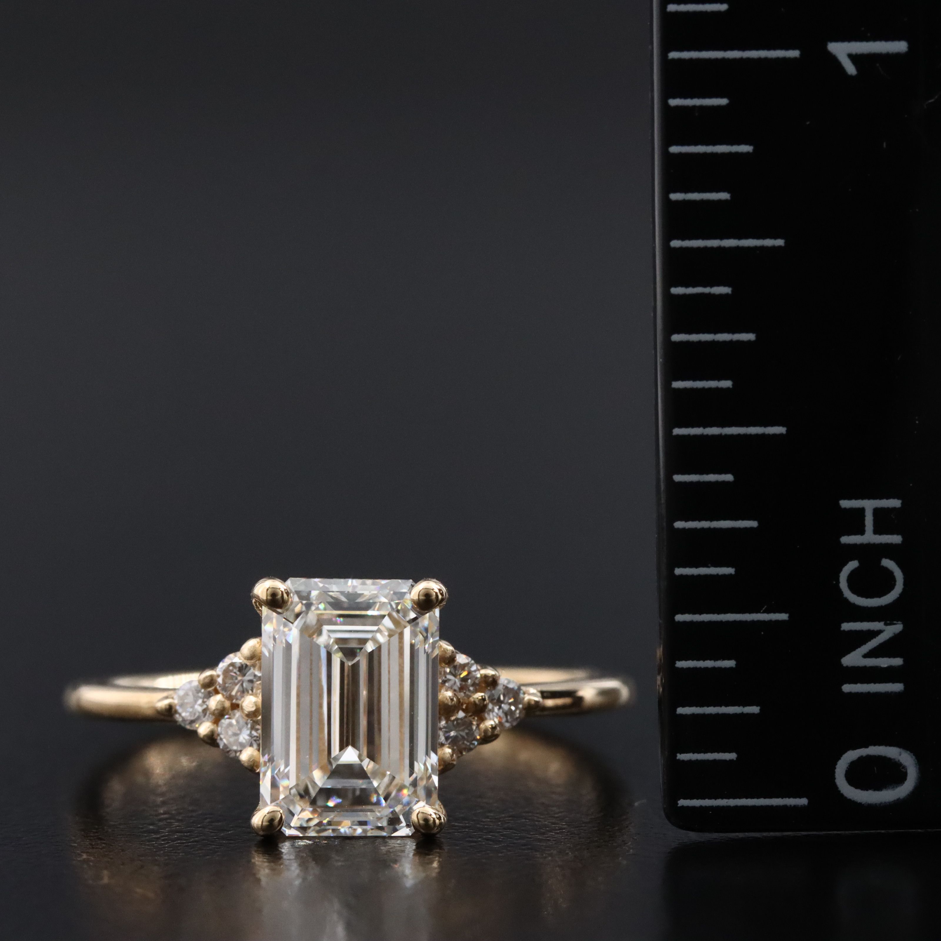 18K 2.21 CTW Lab Grown Diamond Ring with IGI Report