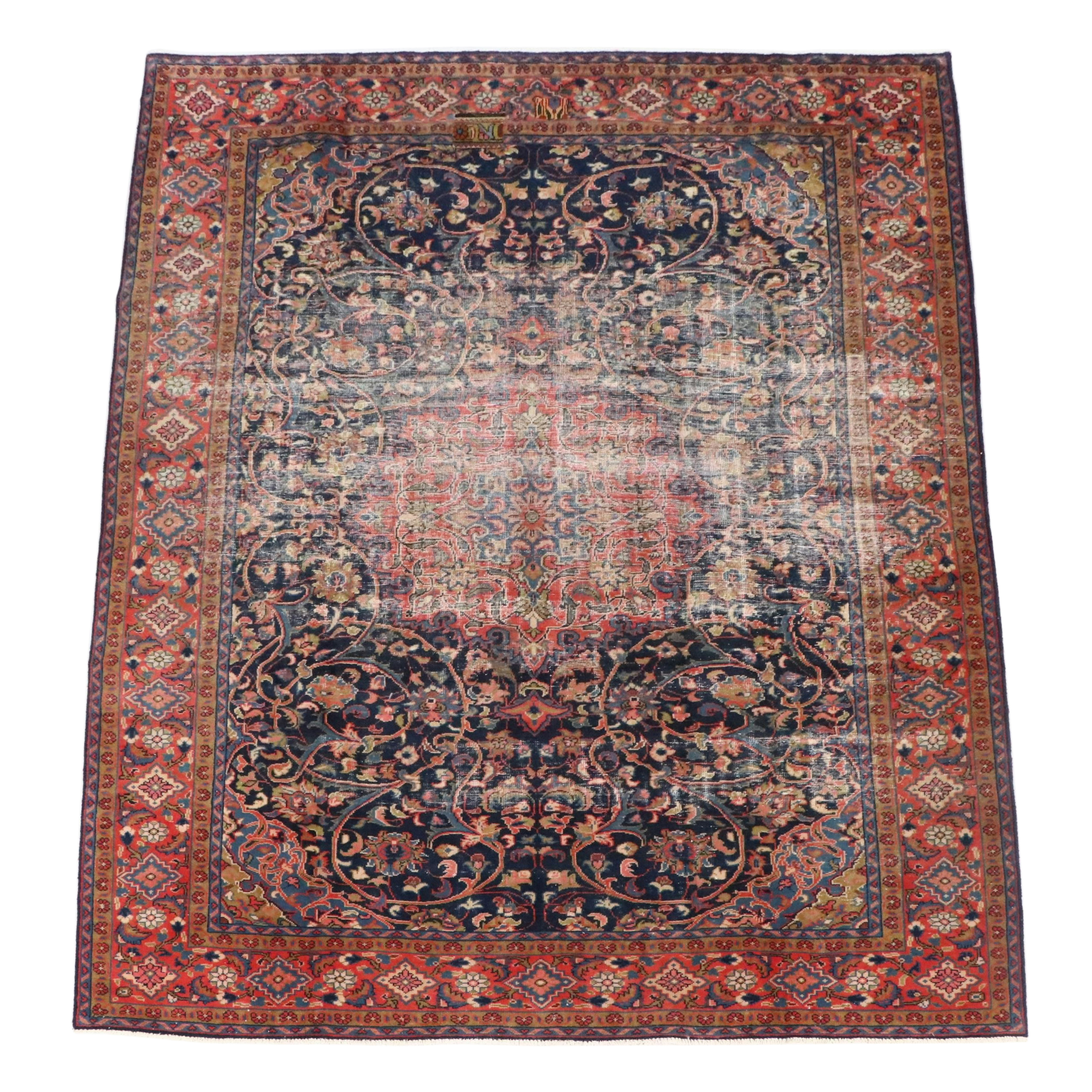 8' x 10'6 Hand-Knotted Persian Malayer Area Rug