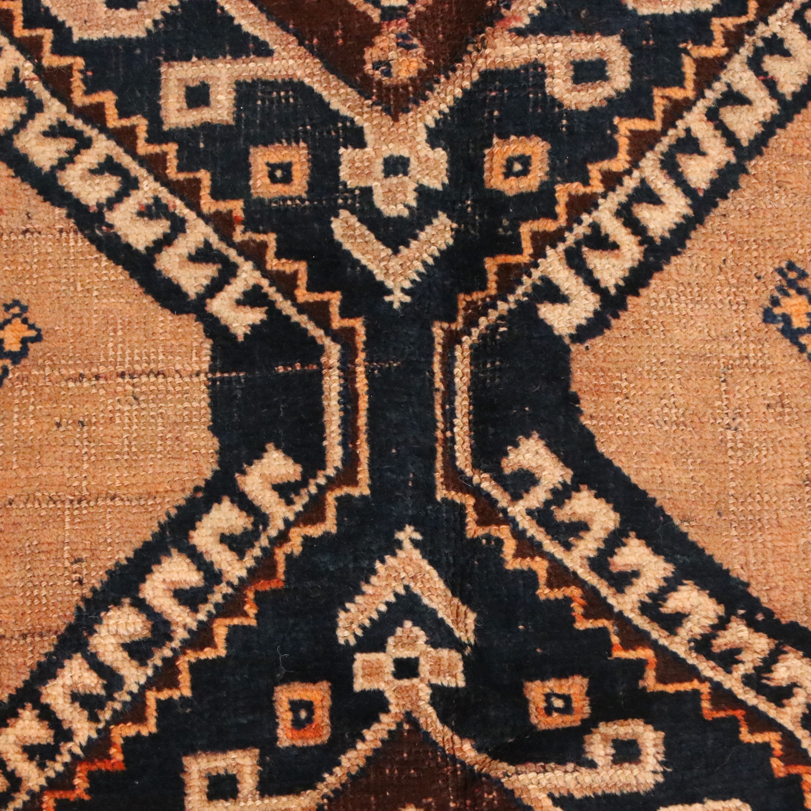 3'5 x 7'7 Hand-Knotted Persian Shiraz Long Rug